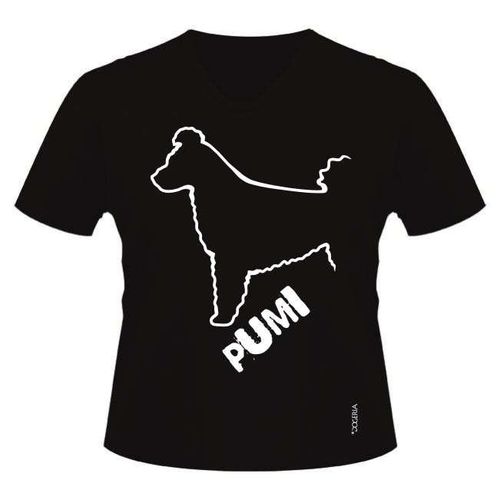 Pumi (Hungarian) T-Shirts Women's V Neck Premium Cotton