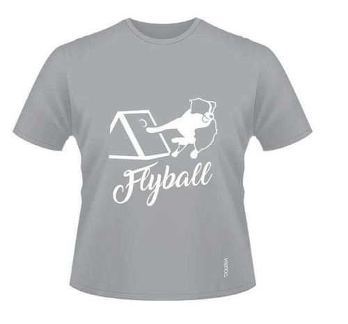 Flyball T-Shirts Roundneck Short Sleeve Heavy Cotton