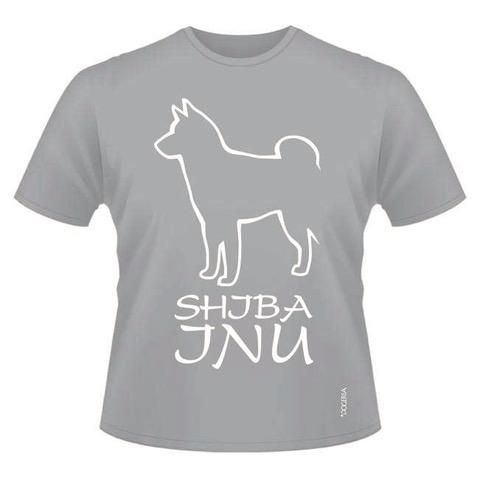Shiba Inu T-Shirts Roundneck Heavy Cotton