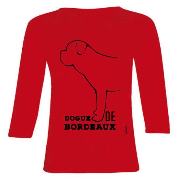 Dogue de Bordeaux T-Shirt Adult Long-Sleeved Premium Cotton