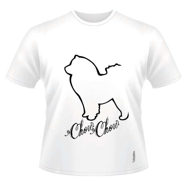 Chow Chow T-Shirts Roundneck Heavy Cotton