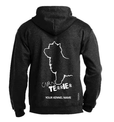 Cairn Terrier Dog Breed Design Pullover Hoodie Adult Single Colour