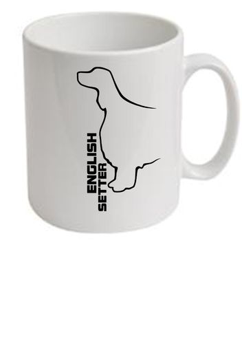 English Springer Spaniel Dog Breed Ceramic Mug Dogeria Design