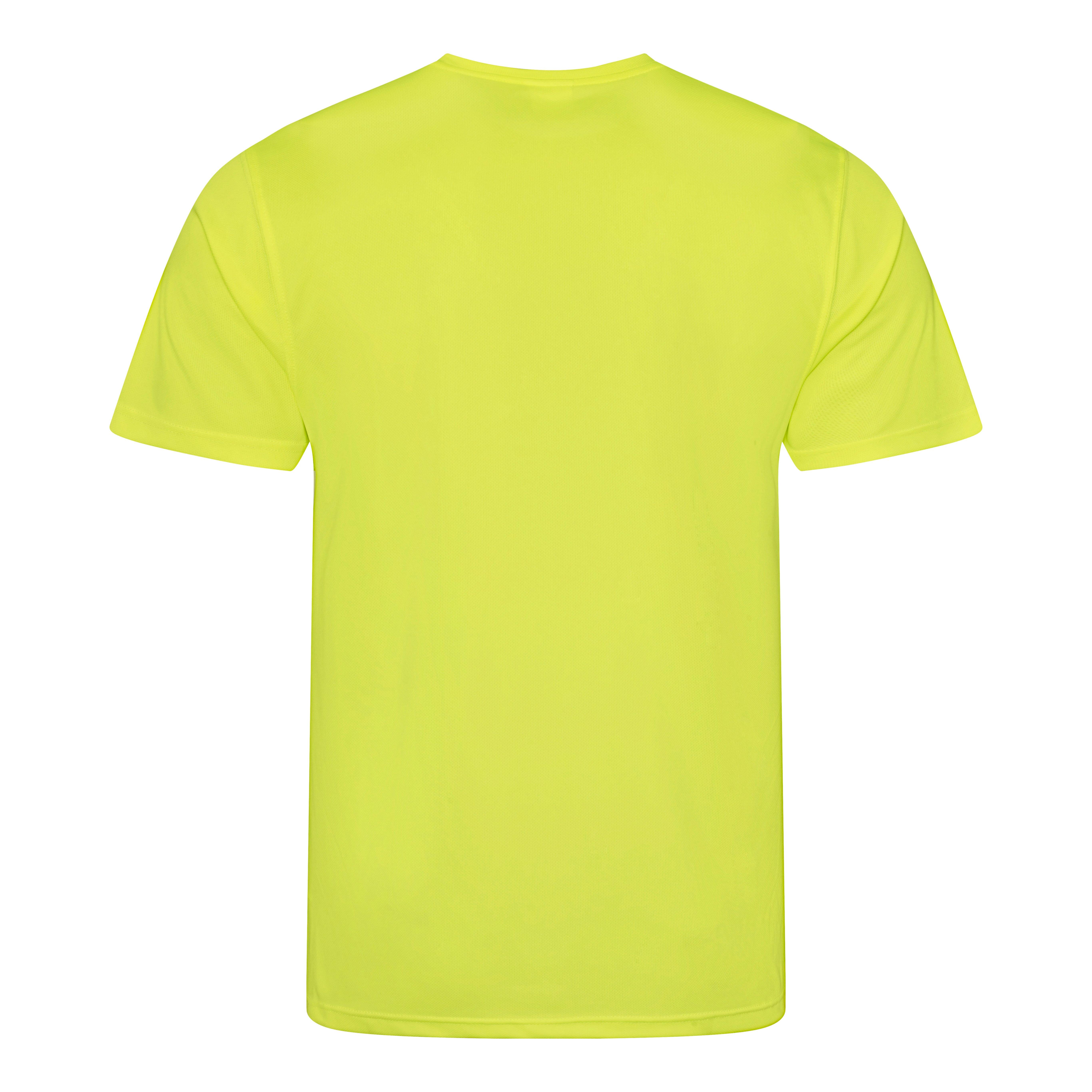 Unisex Cool Performance T Shirt Electric Yellow