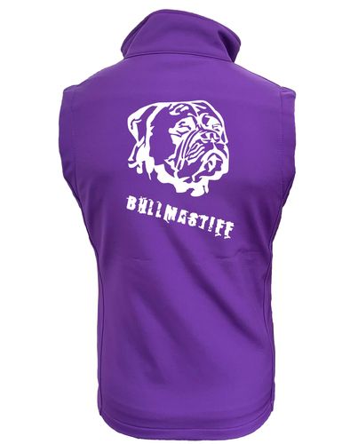 Female Bullmastiff Softshell Purple (White)