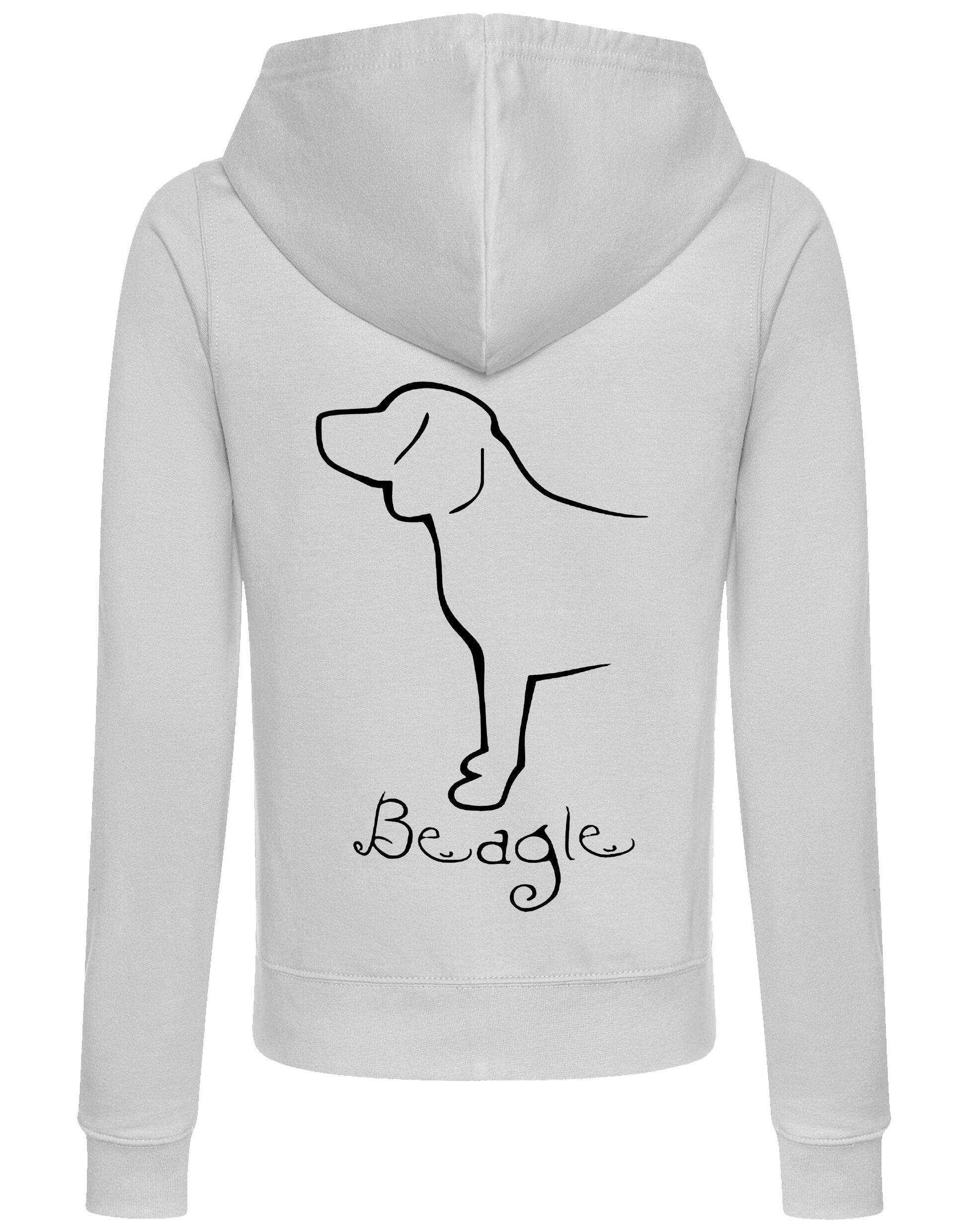 Beagle Dog Breed Women’s Zipped Hoodies – Style, Comfort, and Beagle Love