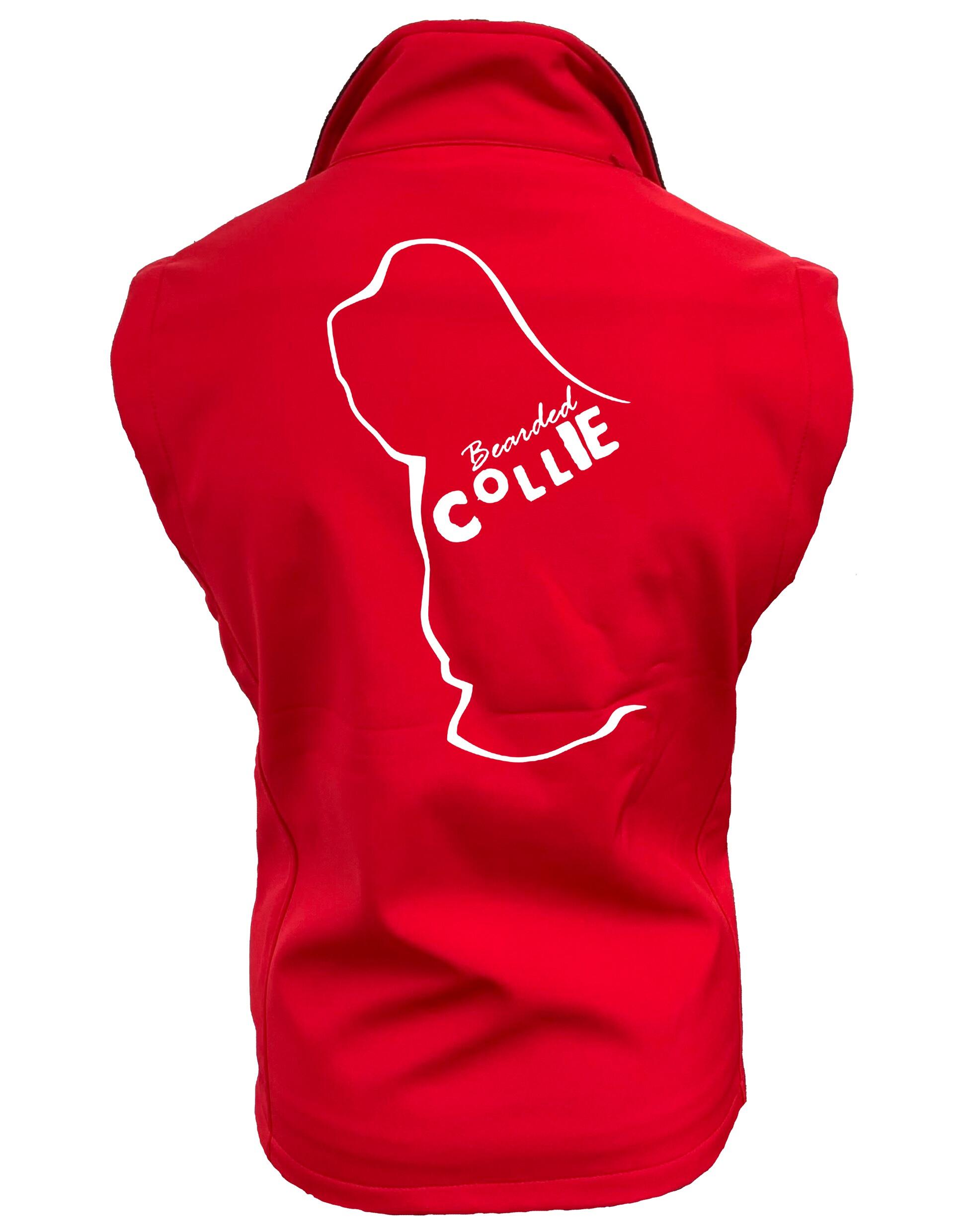 Unisex Bearded Collie Softshell Gilet – Style Meets Comfort for Bearded Collie Lovers