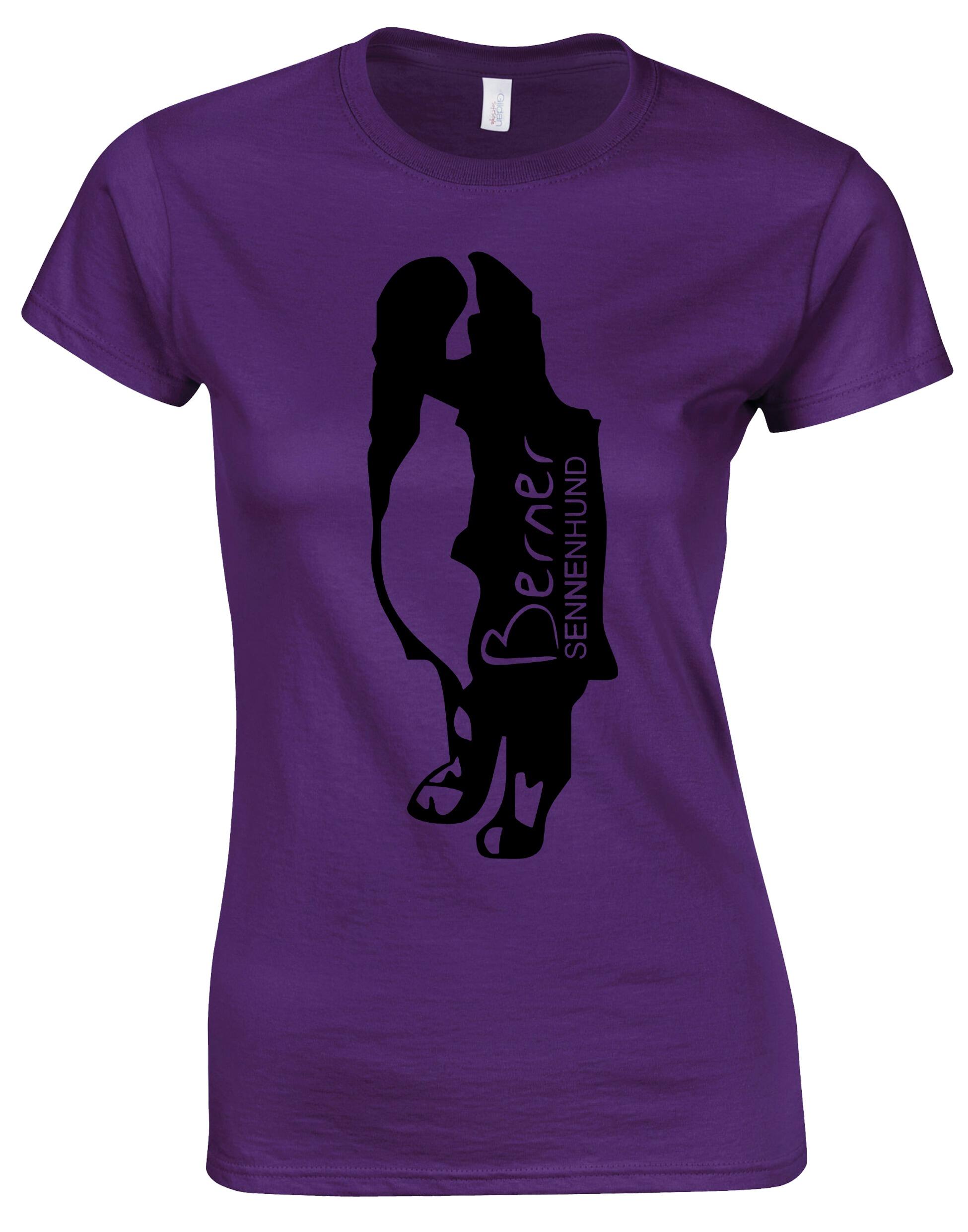 Berner Sennenhund Dog Breed Design Female Roundneck T-shirt – Style for Every Dog Lover