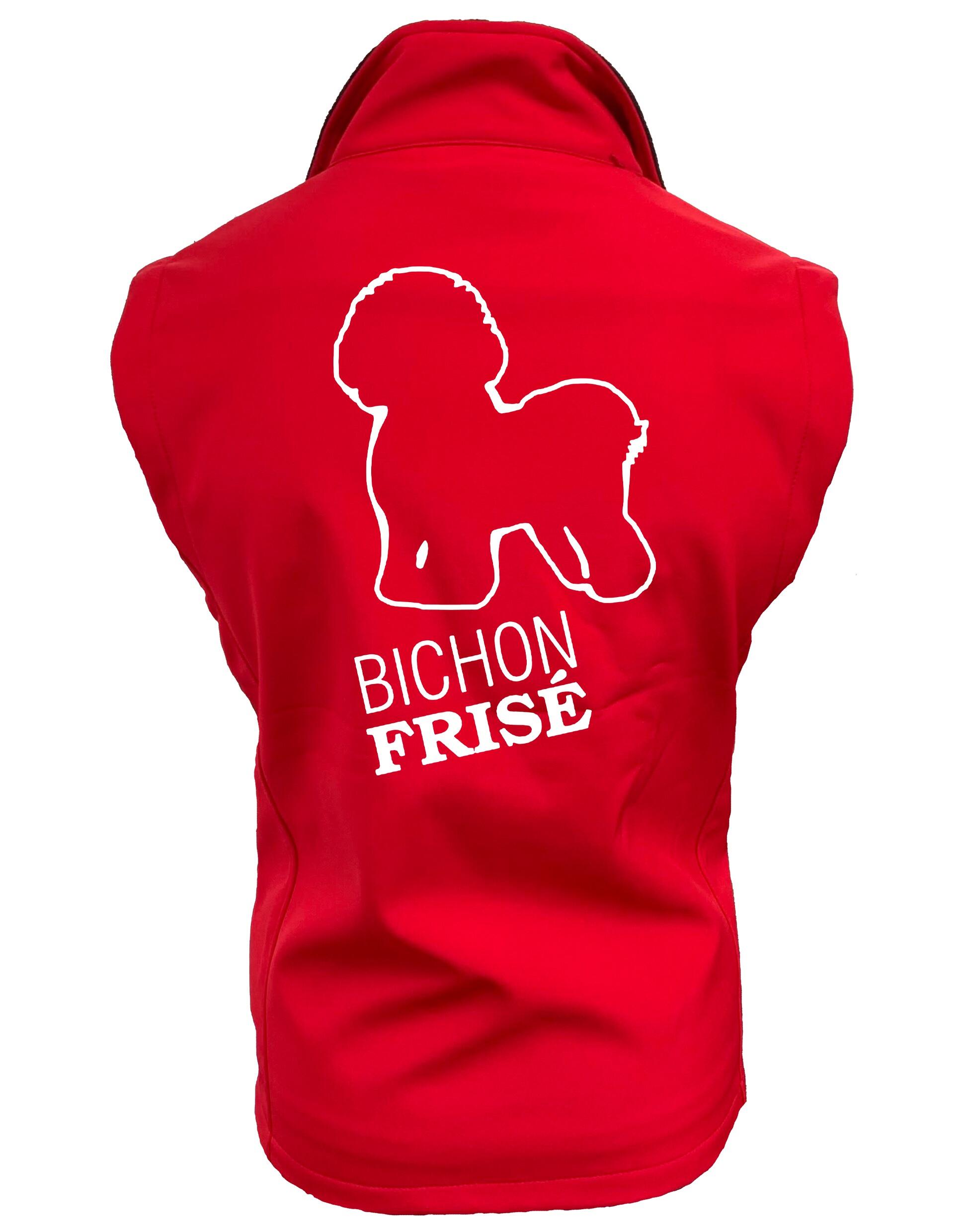 Bichon Frise Dog Breed Design Women’s Softshell Gilet – Perfect Blend of Style and Functionality