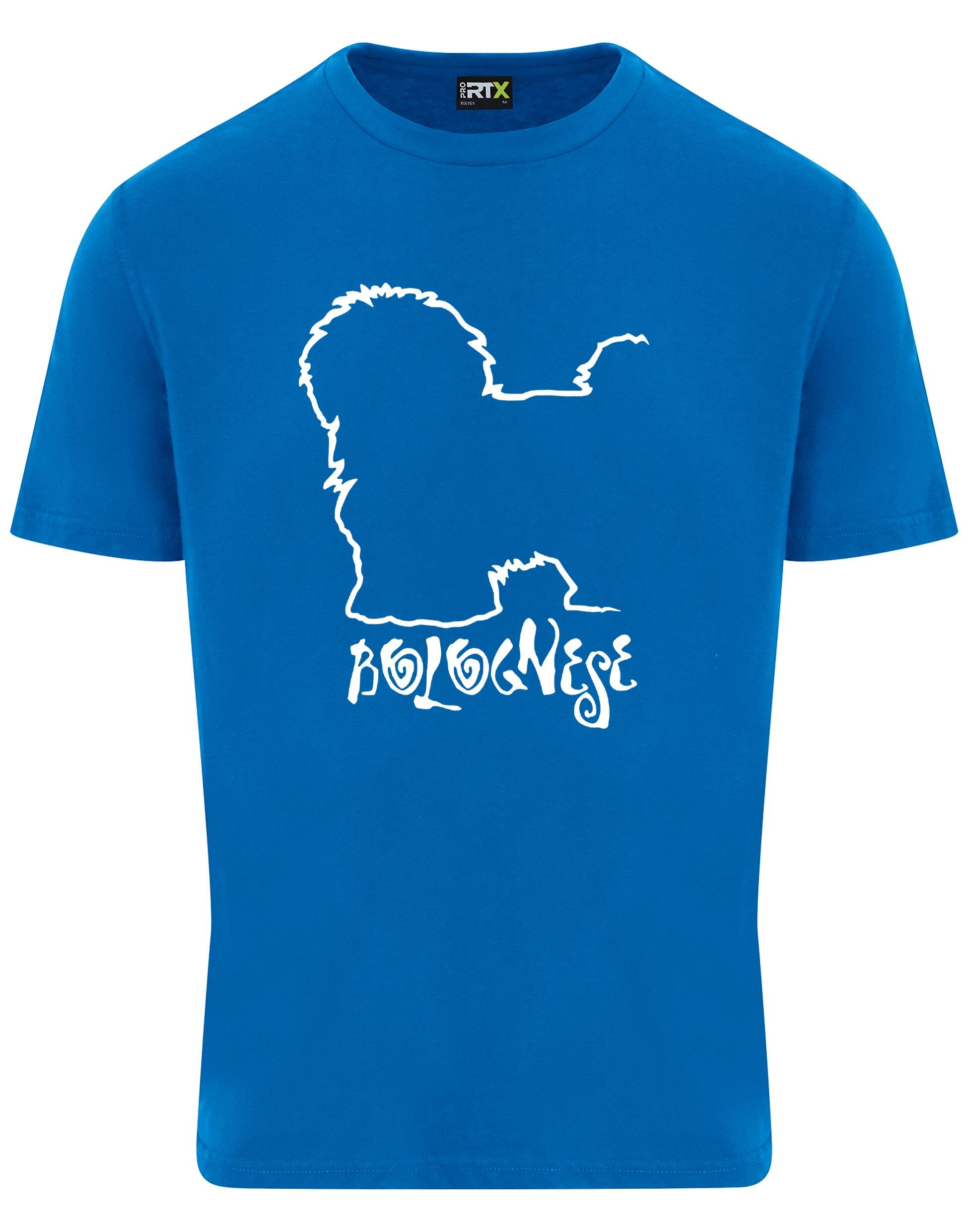 Unisex Roundneck T-shirt with Bolognese Dog Breed Design – Style for Every Bolognese Fan