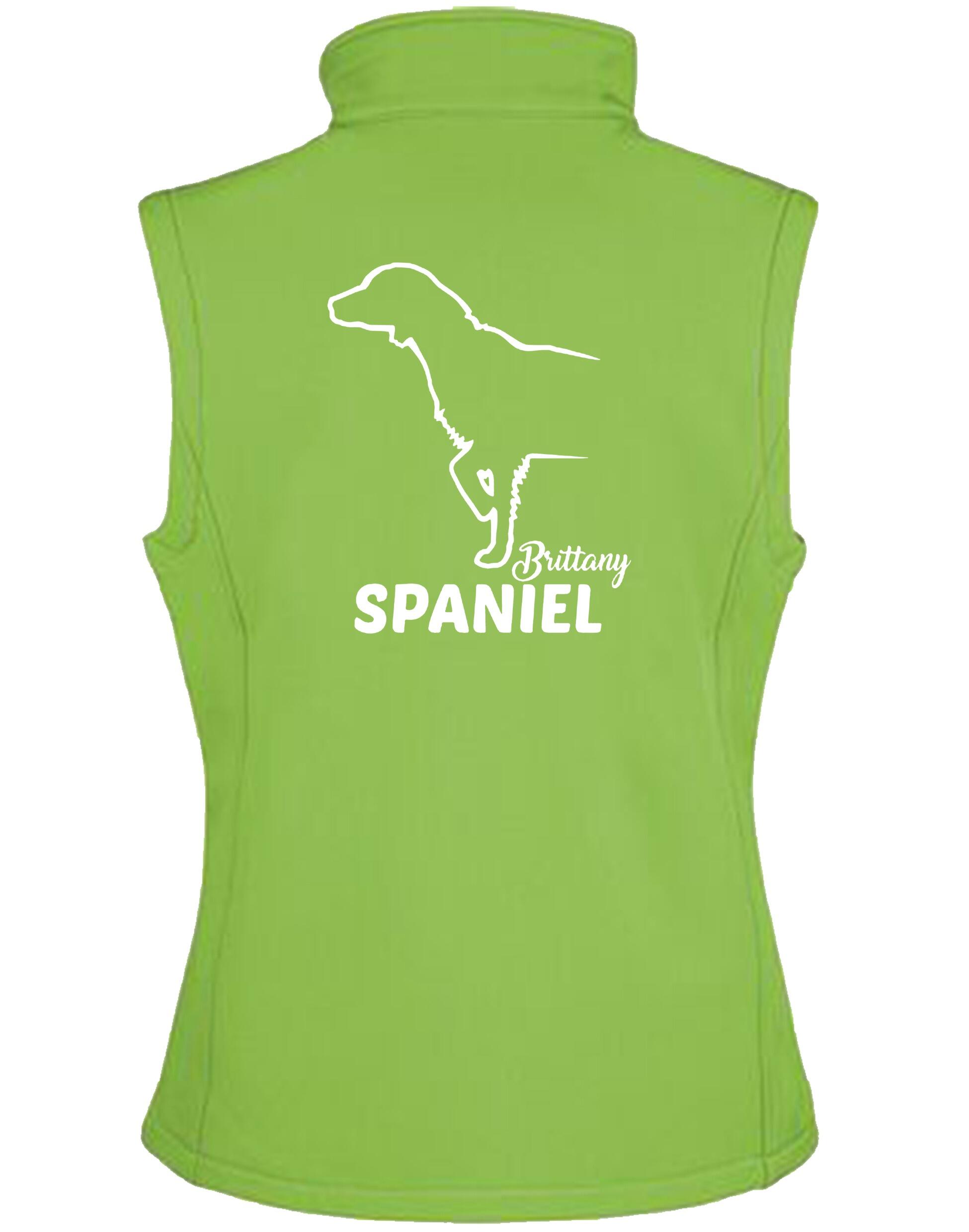 Brittany Spaniel Dog Breed Design Unisex Softshell Gilet – Style Meets Comfort for Brittany Spaniel Lovers