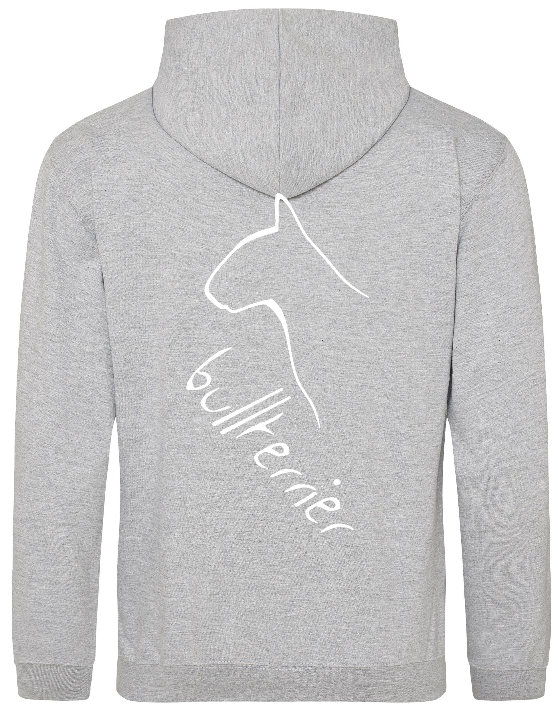 Bullterrier Dog Breed Design Pullover Hoodie – Style and Comfort for Dog Lovers