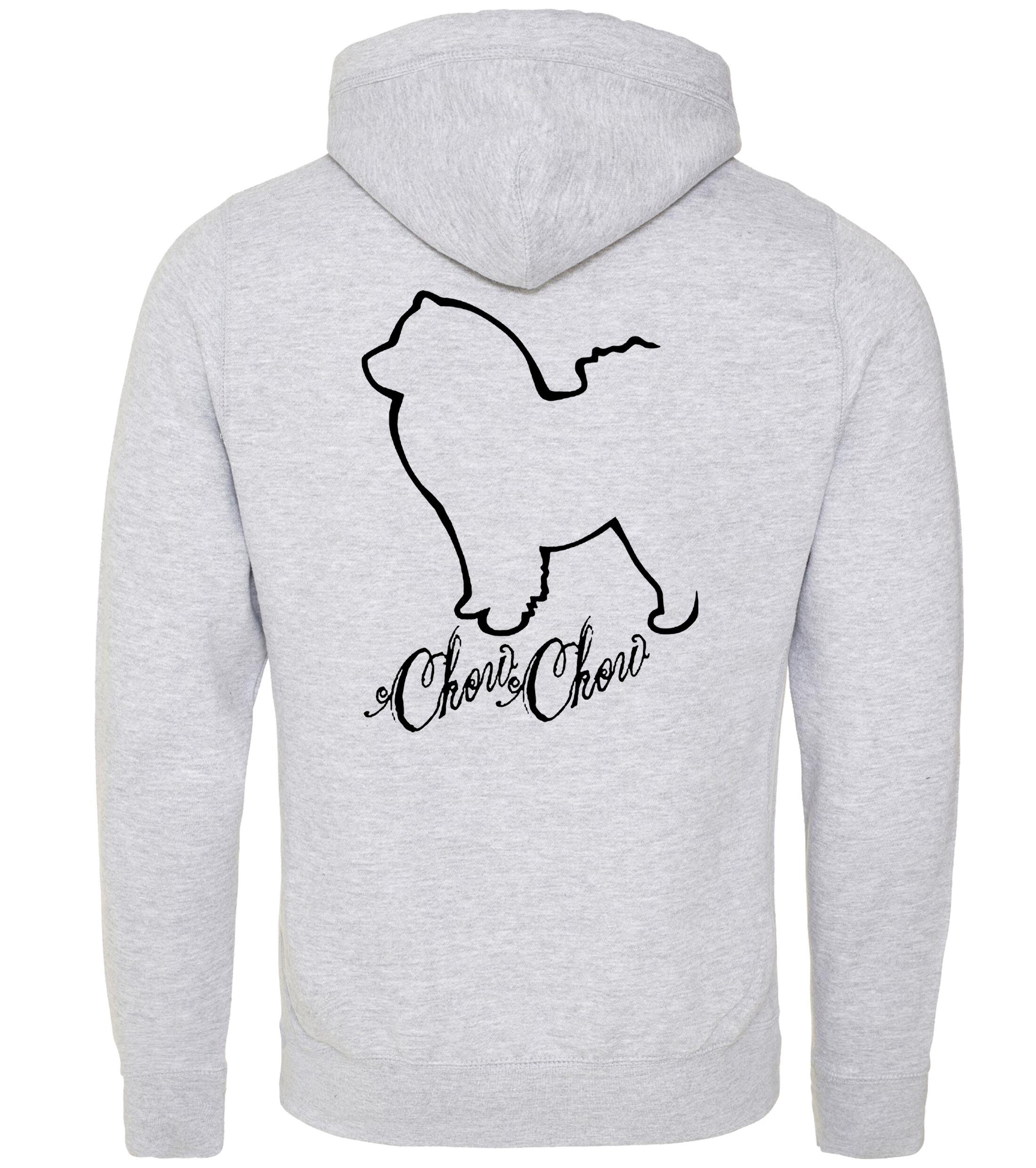 Unisex Crossneck Pullover Hoodie with Chow Chow Dog Breed Design – A Must-Have for Chow Chow Fans