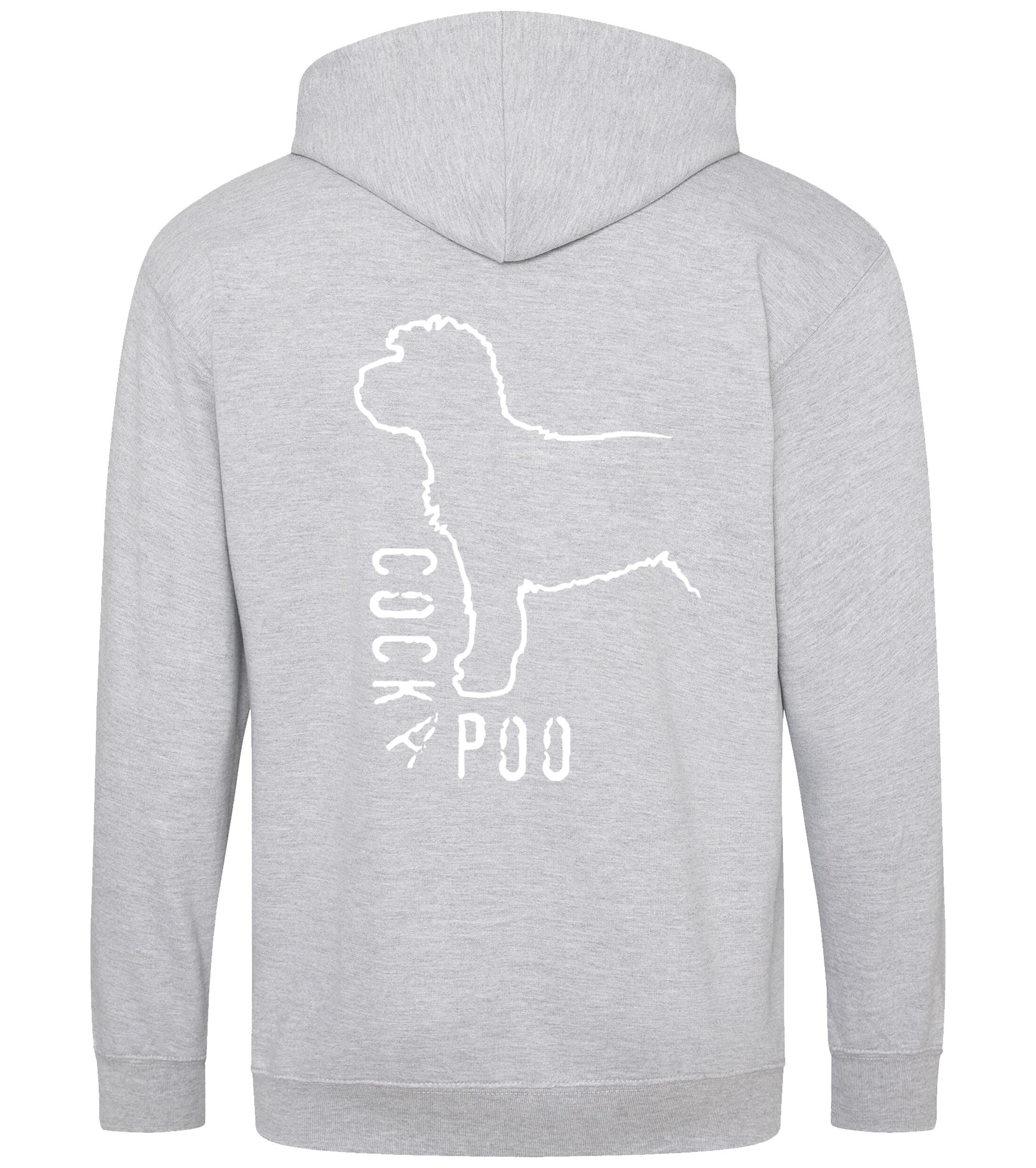 Cockapoo Dog Breed Design Zipped Hoodie – Comfort, Style, and Cockapoo Pride
