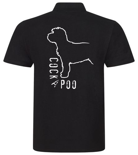 Unisex Cotton Polo with Cockapoo Dog Breed Design – Comfort and Style for Every Cockapoo Enthusiast
