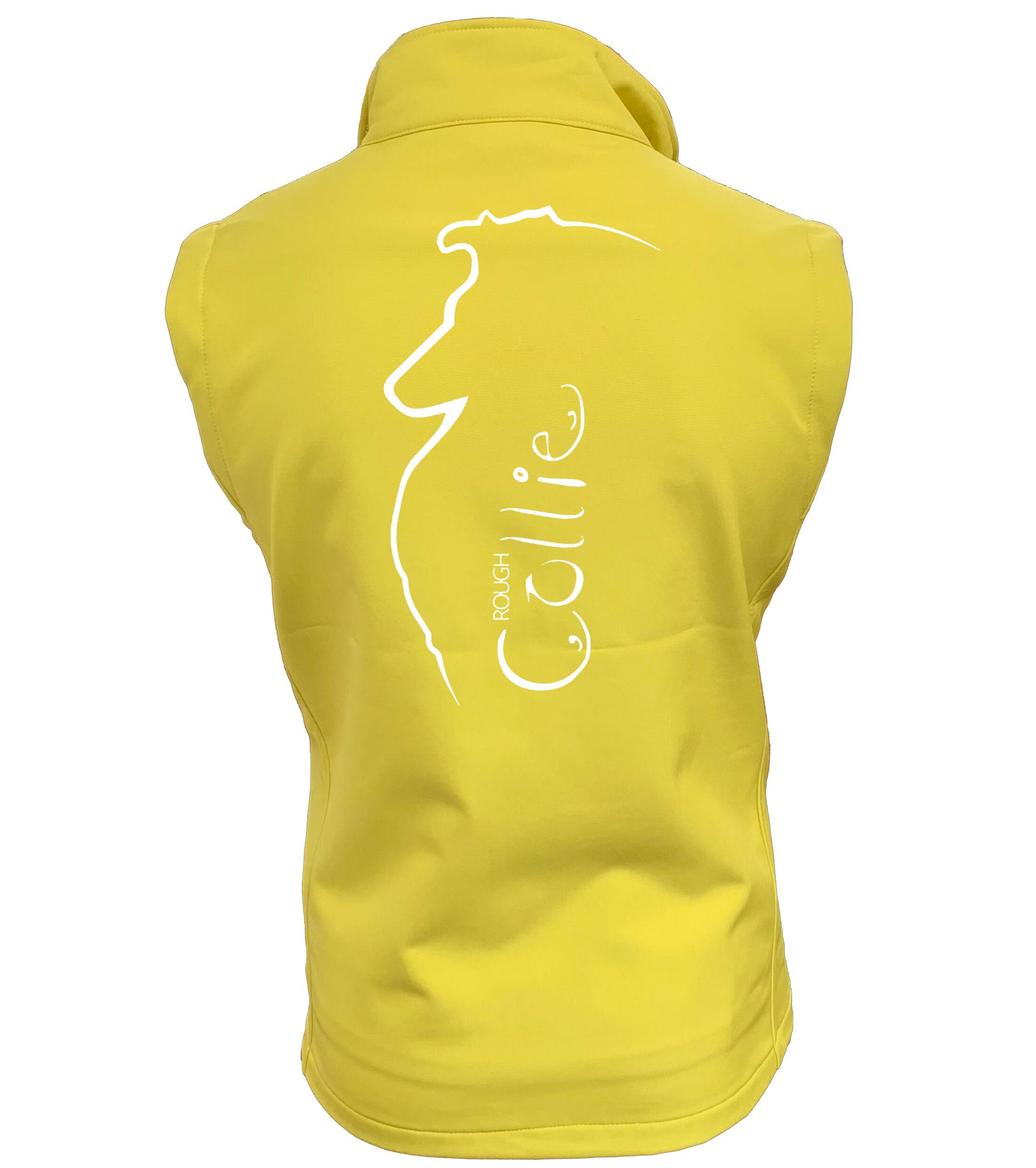 Collie (Rough) Dog Breed Design Unisex Softshell Gilet – Style for Rough Collie Enthusiasts