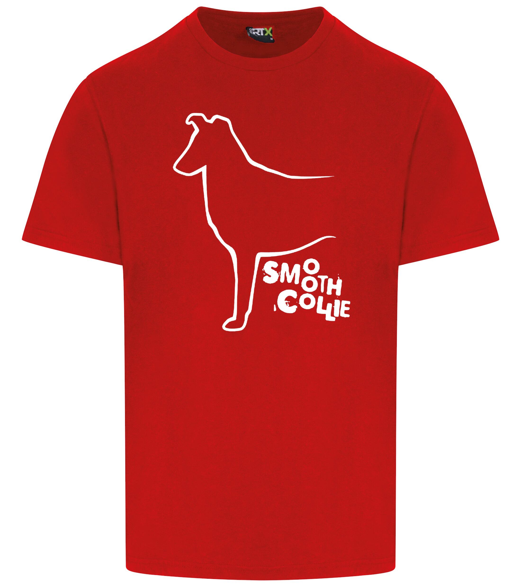 Unisex Roundneck T-shirt with Collie (Smooth) Dog Breed Design – Essential Style for Collie (Smooth) Fans