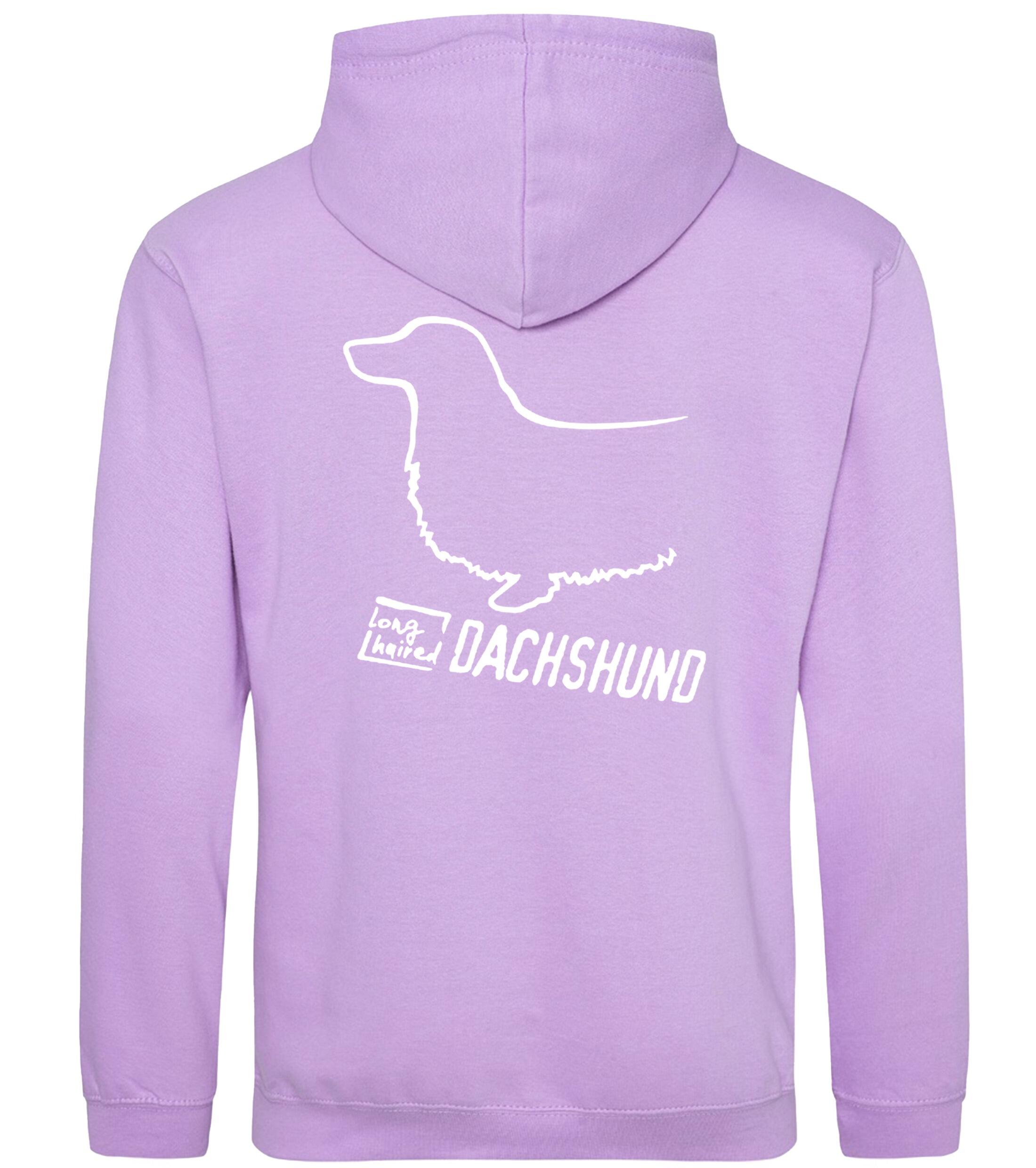 ​​Dachshund (Longhaired) Dog Breed Design Pullover Hoodie – Cozy & Stylish for Dachshund Lovers