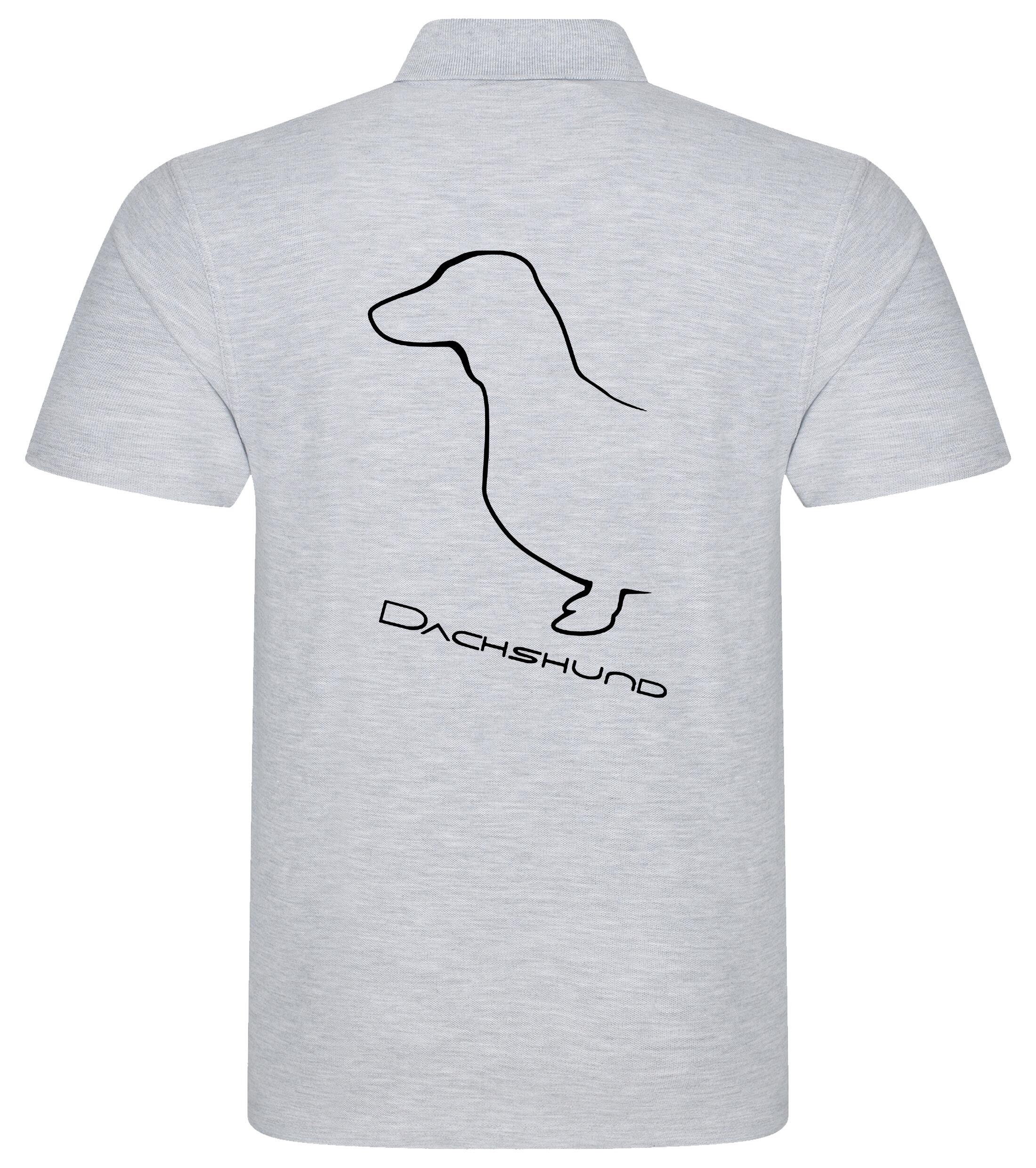 Dachshund (Smooth) Dog Breed Design Unisex Cotton Polo – Timeless Style for Dachshund Enthusiasts