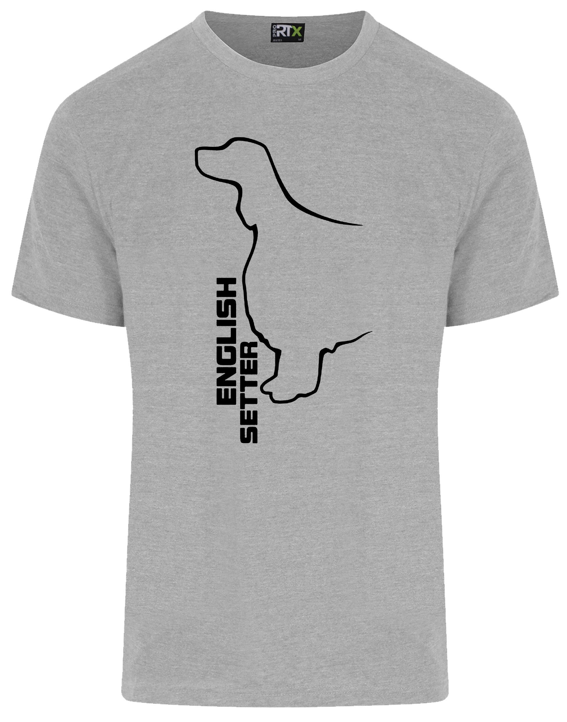 Unisex Roundneck T-shirt with English Setter Design – Style for Every Setter Fan