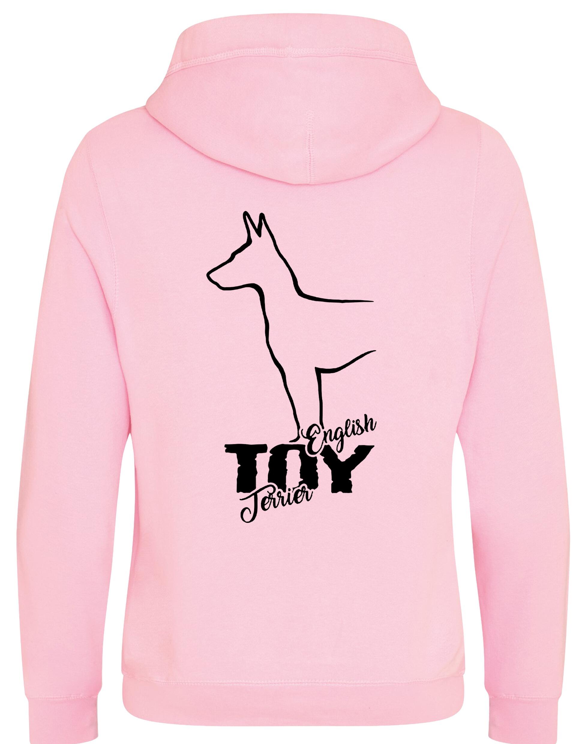 English Toy Terrier Unisex Crossneck Pullover Hoodie – A Stylish Essential for Terrier Enthusiasts