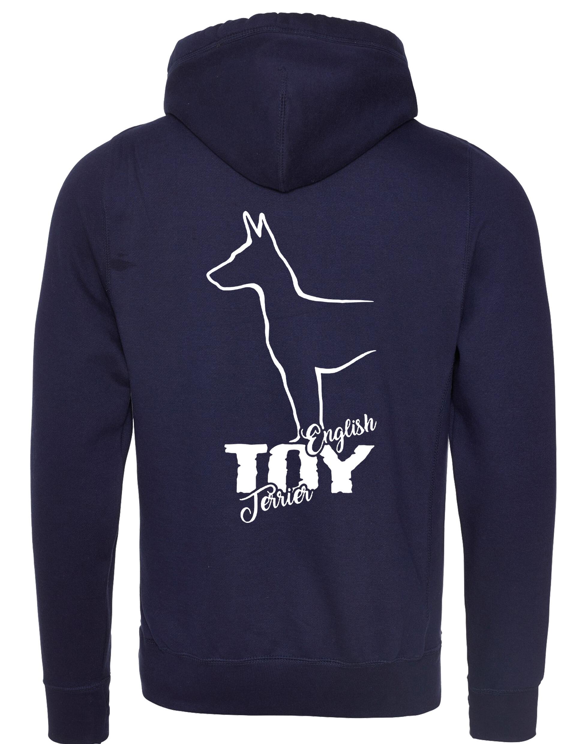 English Toy Terrier Unisex Crossneck Pullover Hoodie – A Stylish Essential for Terrier Enthusiasts