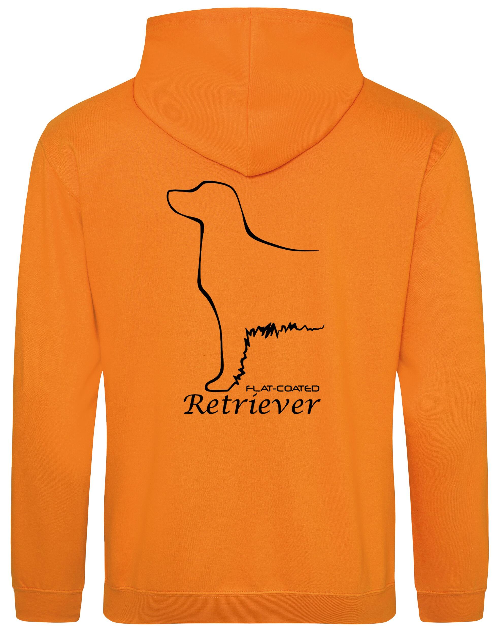 Flat Coated Retriever Dog Breed Design Pullover Hoodie – Cozy Comfort for Retriever Enthusiasts
