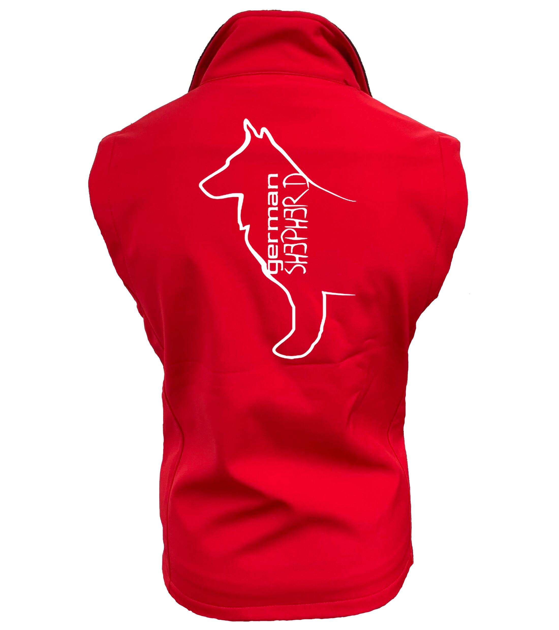 German Shepherd Unisex Softshell Jacket (Outline Design) – Your Perfect Outdoor Companion