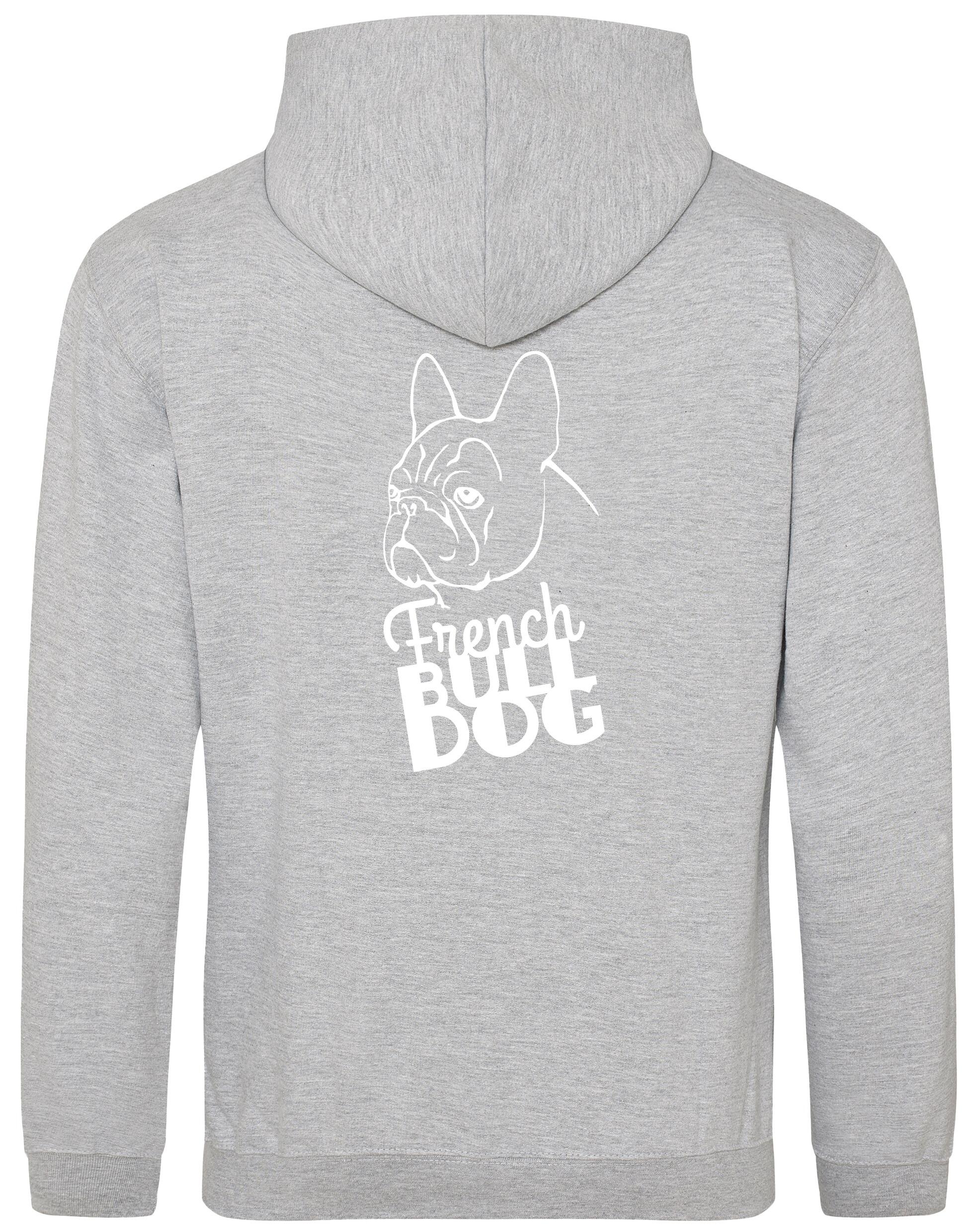 French Bulldog (Head) Design Pullover Hoodie – Cozy and Stylish for Bulldog Enthusiasts