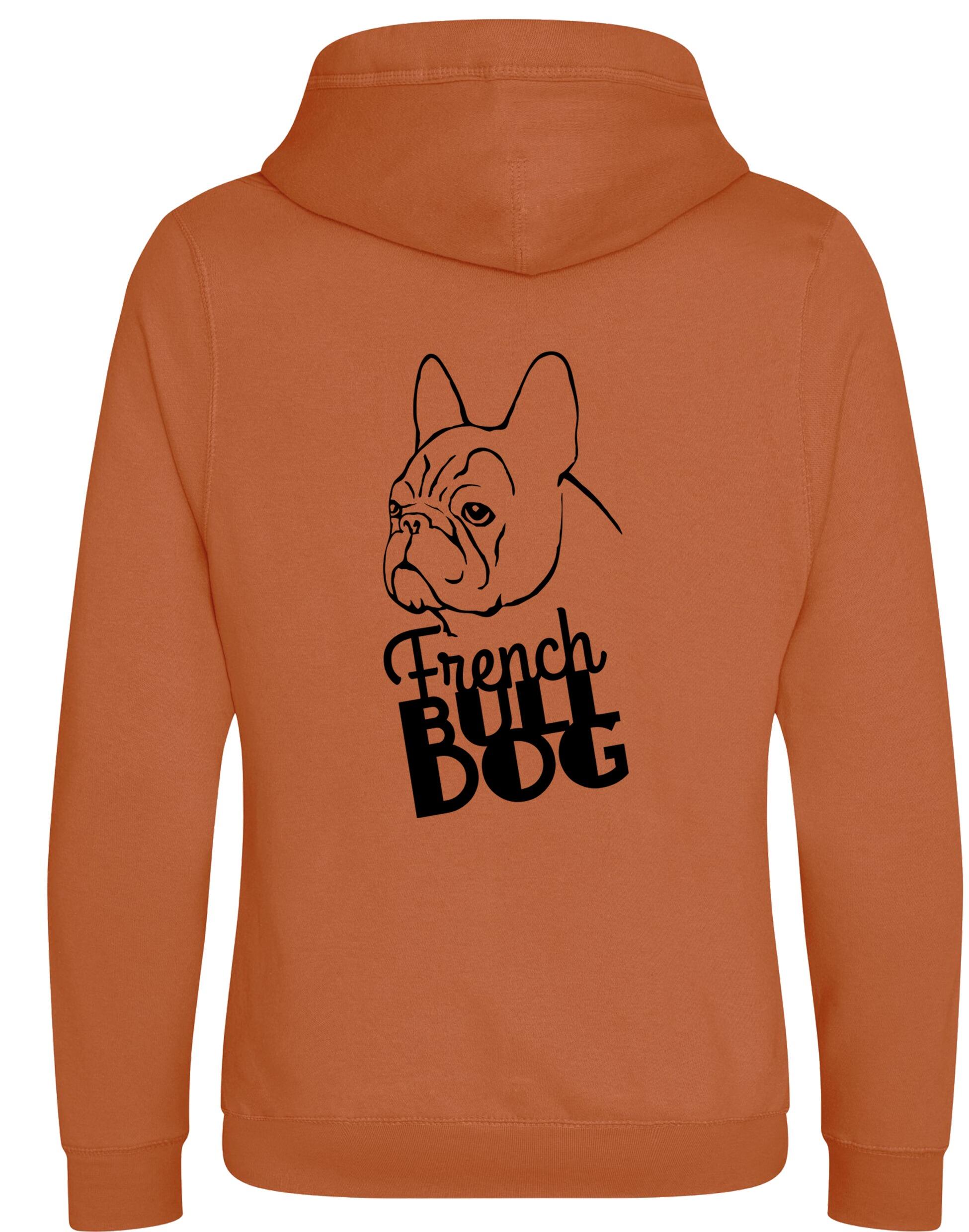 French Bulldog (Head) Unisex Crossneck Pullover Hoodie – A Must-Have for Bulldog Fans