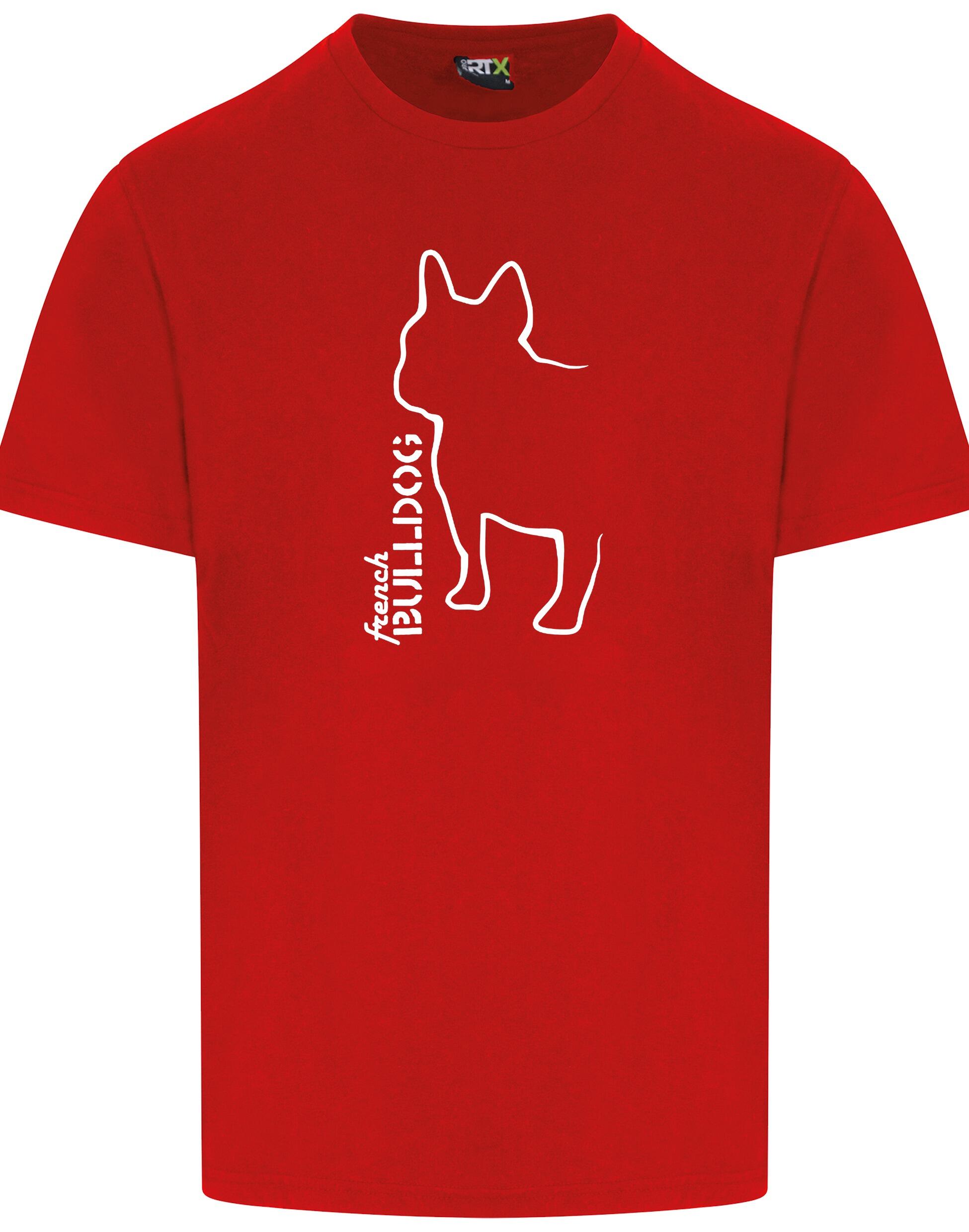 French Bulldog (Outline) Unisex Roundneck T-Shirt – Celebrate Your Love for French Bulldogs