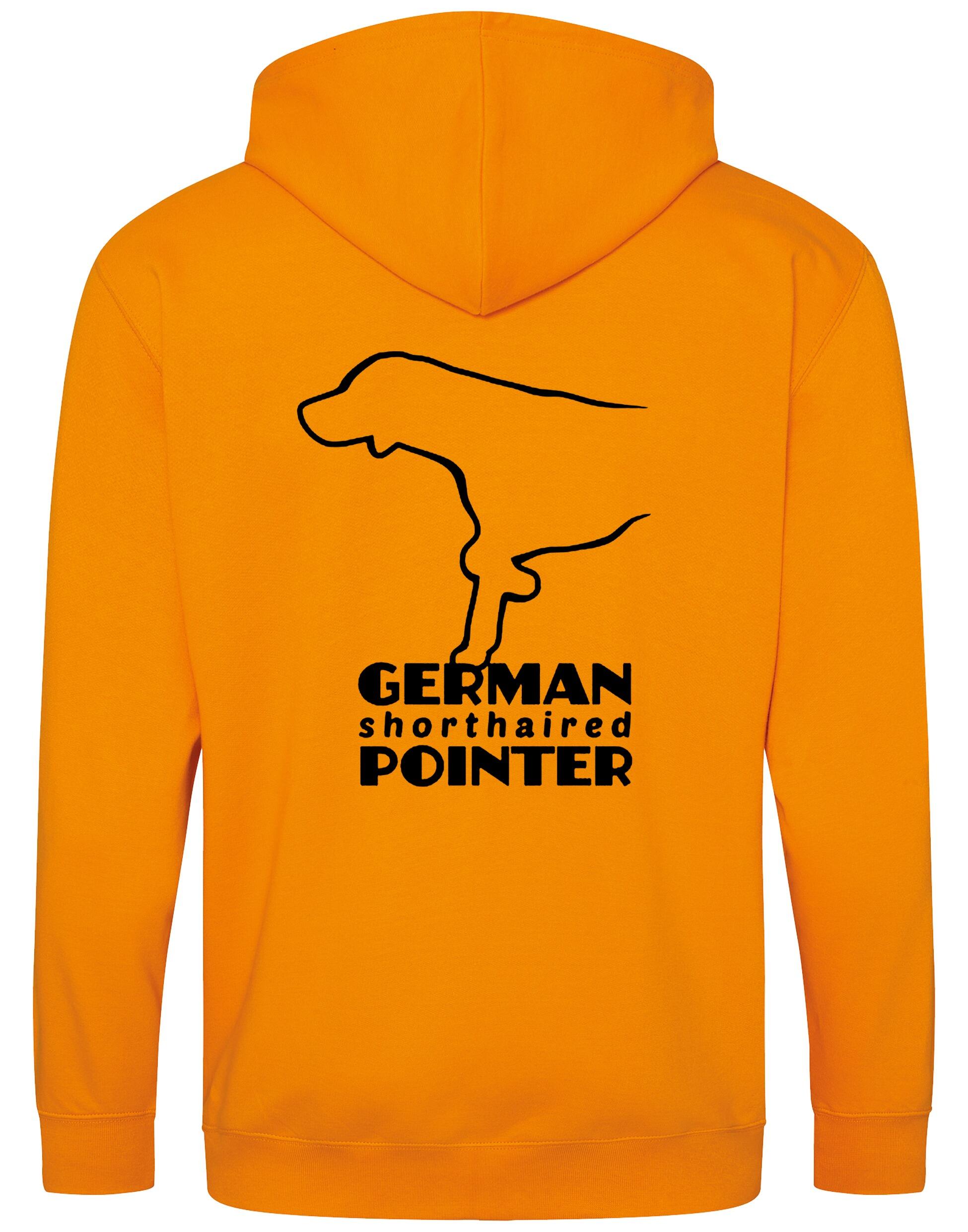 German Shorthaired Pointer Zipped Hoodie – Comfort, Style, and Pointer Pride