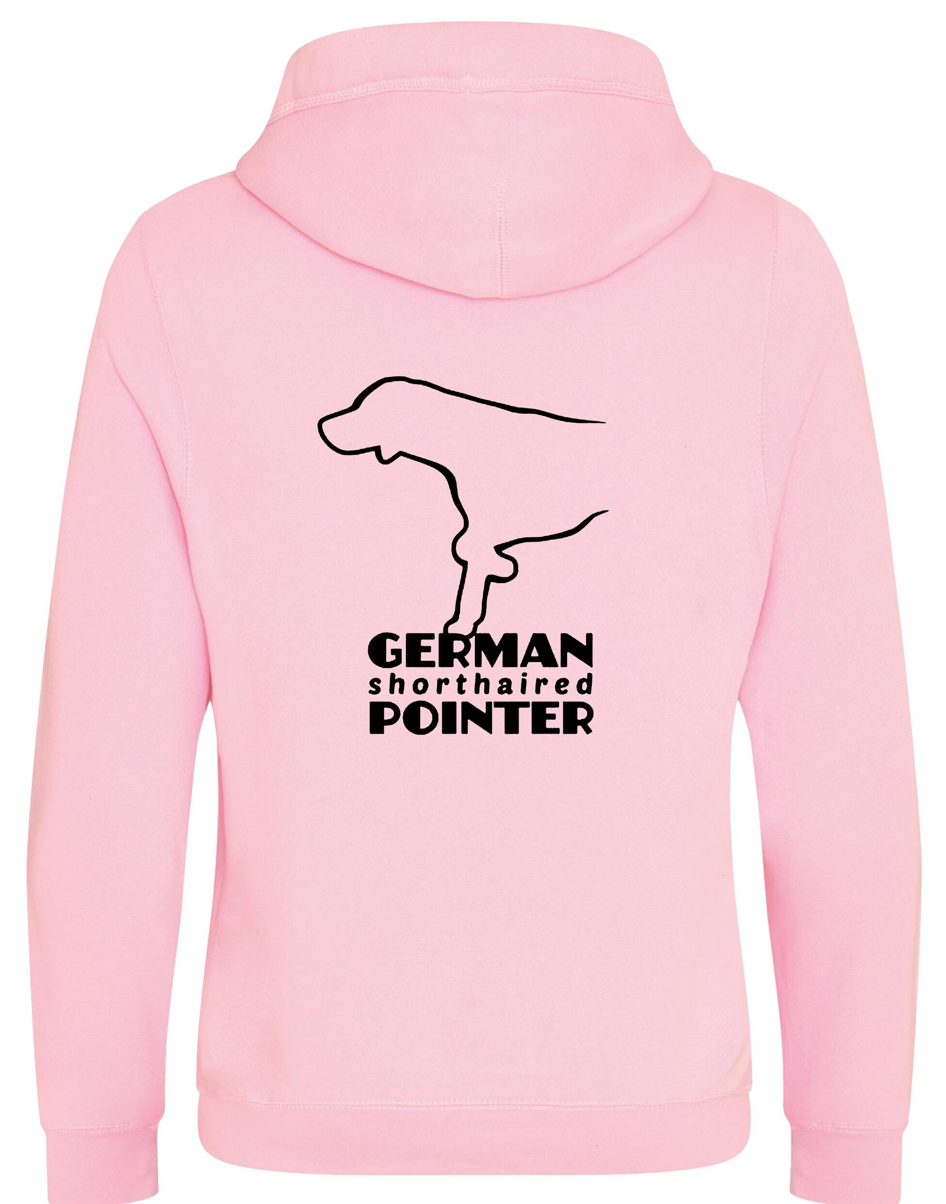 German Shorthaired Pointer Unisex Crossneck Pullover Hoodie – A Must-Have for Pointer Fans
