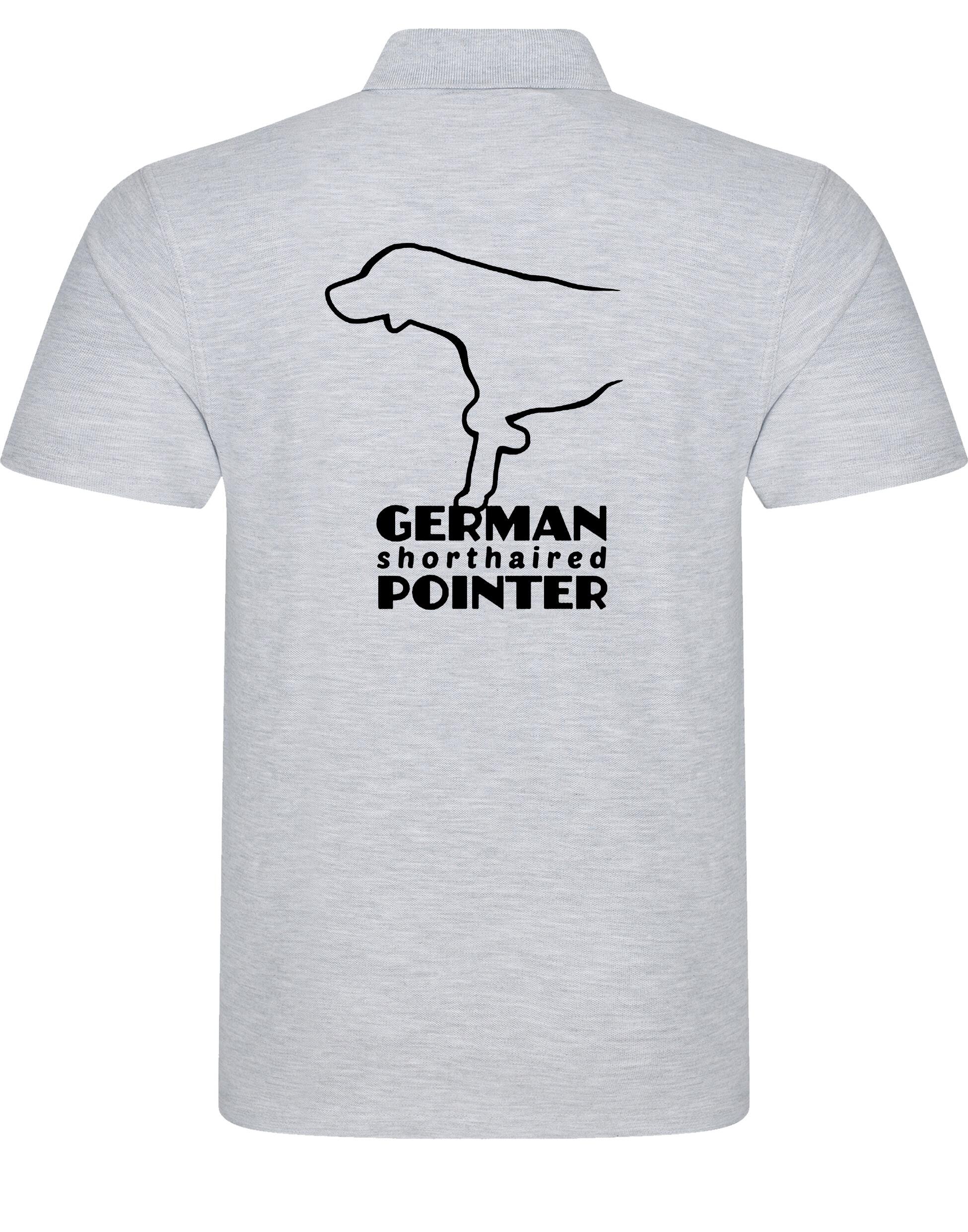 Unisex Cotton Polo with German Shorthaired Pointer Design – Timeless Style for Pointer Fans
