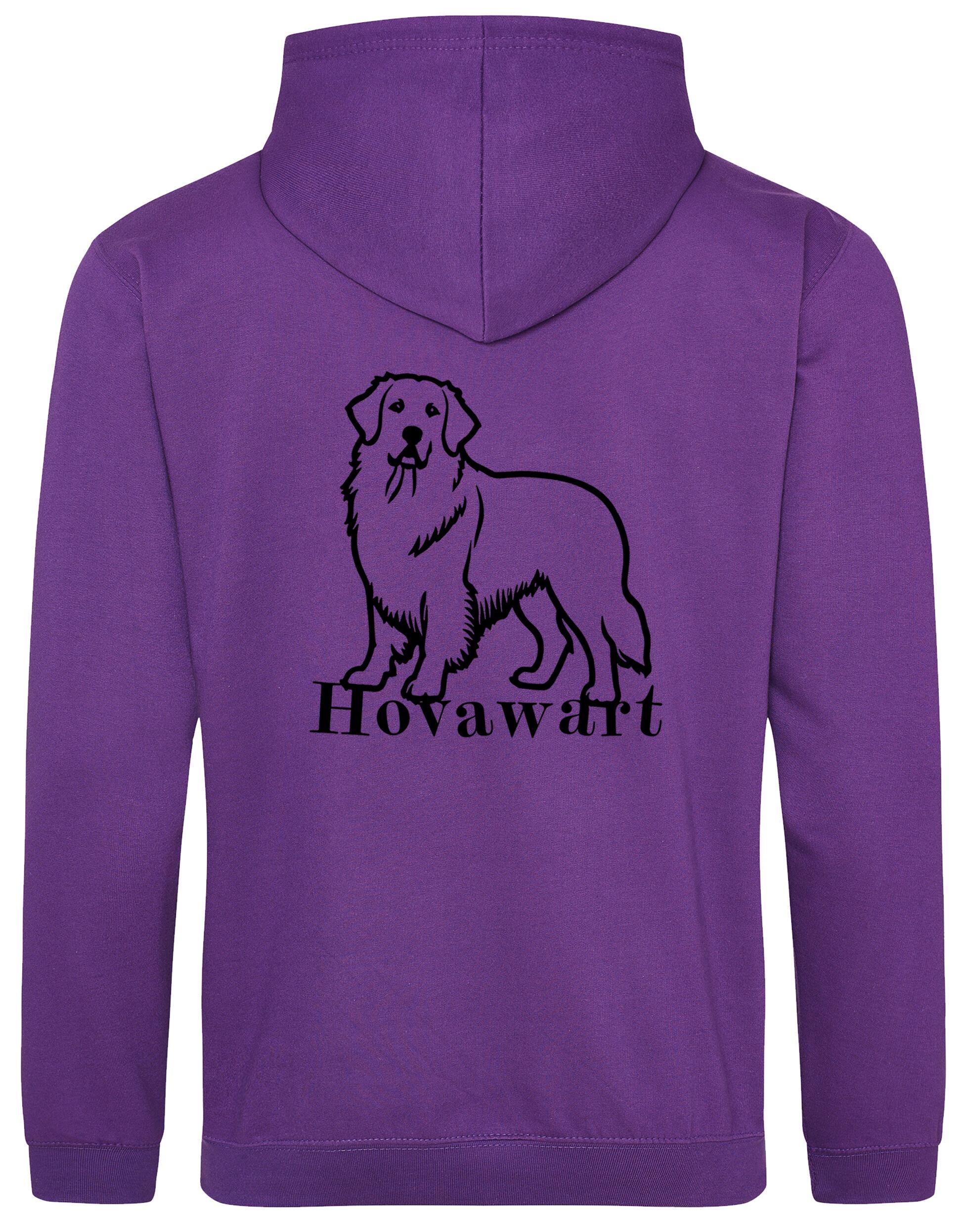 Hovawart Design Pullover Hoodie with Exclusive Artwork – Cozy fleece interior and customizable for dog lovers.