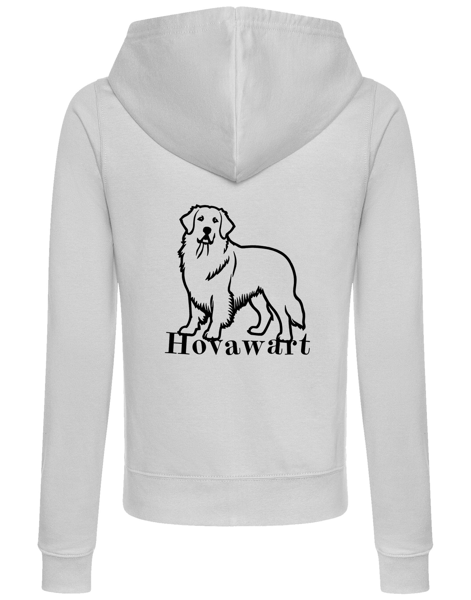 Hovawart Women’s Zipped Hoodie – Soft, breathable fabric with exclusive breed artwork, perfect for dog lovers.