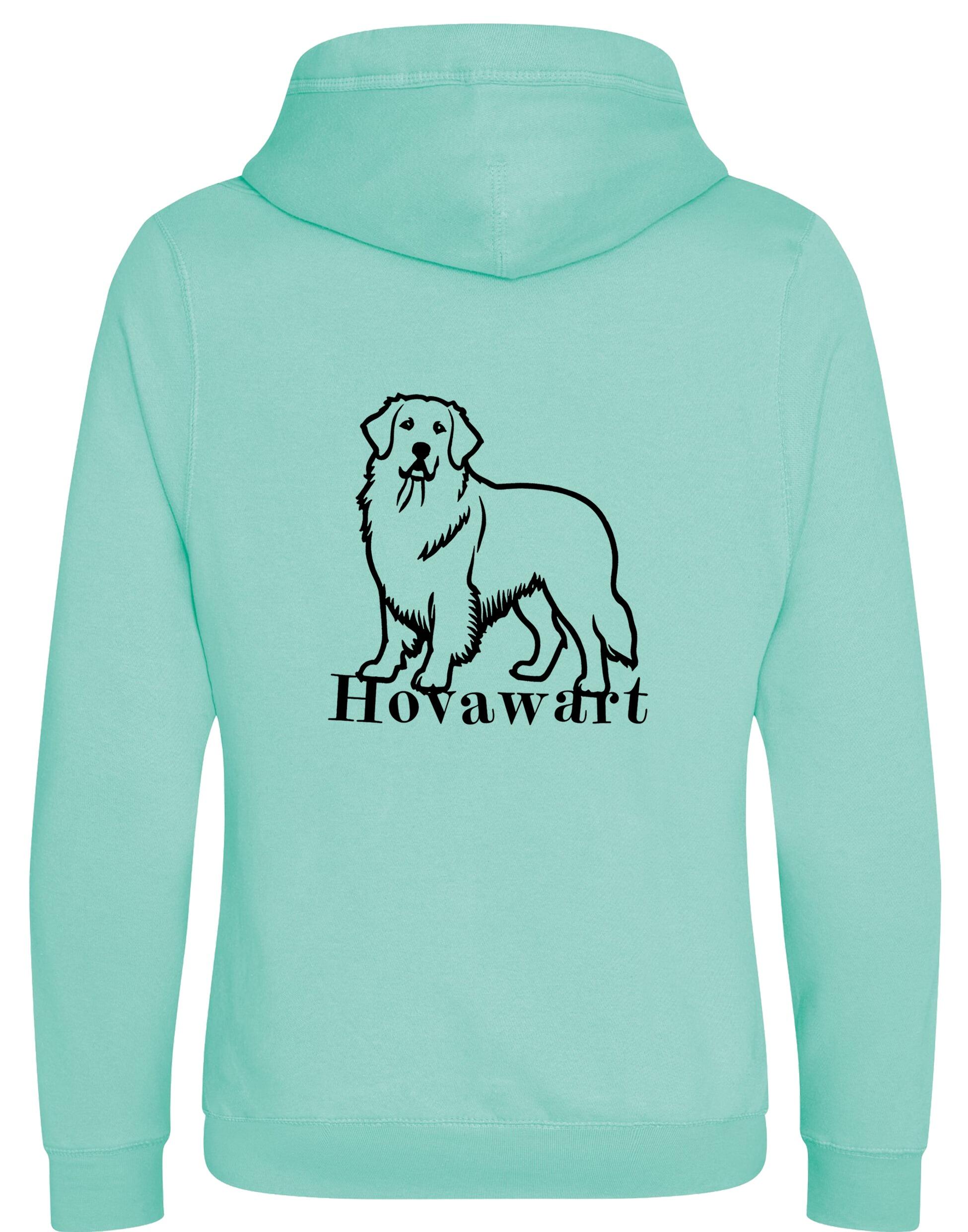 Hovawart Unisex Crossneck Pullover Hoodie – Modern design with exclusive breed graphic, perfect for Hovawart lovers.