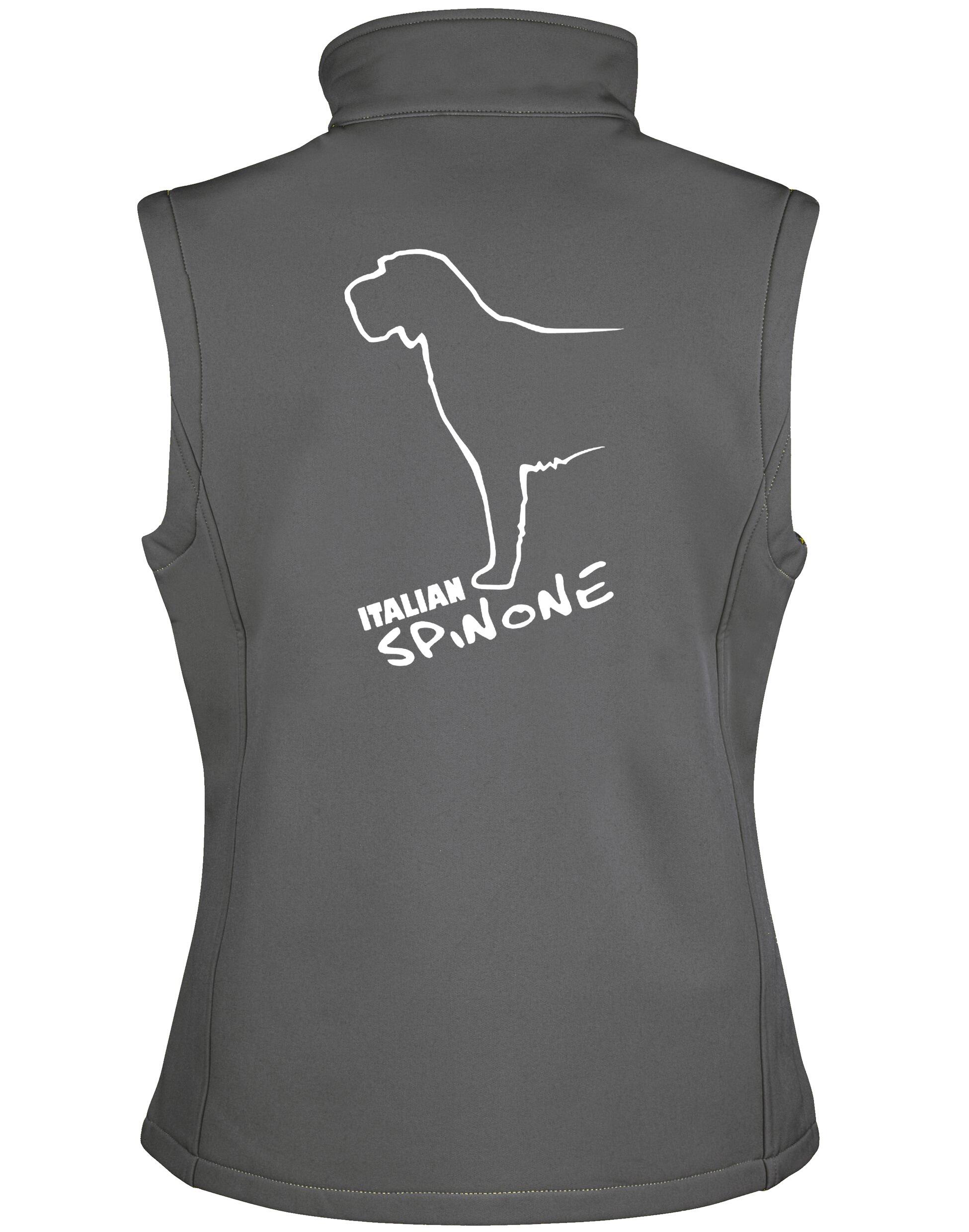 Unisex softshell gilet featuring Italian Spinone breed design, fleece lining, water-resistant fabric, and full-zip front for all-day comfort and warmth.Unisex softshell gilet featuring Italian Spinone breed design, fleece lining, water-resistant fabric, and full-zip front for all-day comfort and warmth.