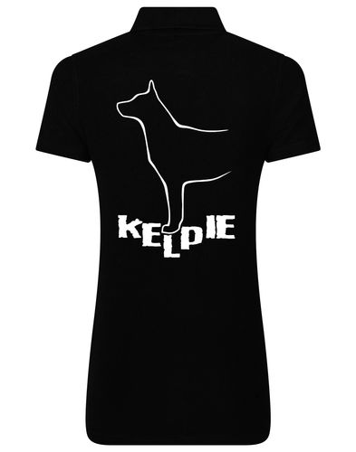 Women's Cotton Polo featuring exclusive Kelpi design with a flattering feminine fit, premium cotton fabric, and stylish comfort for all-day wear.
