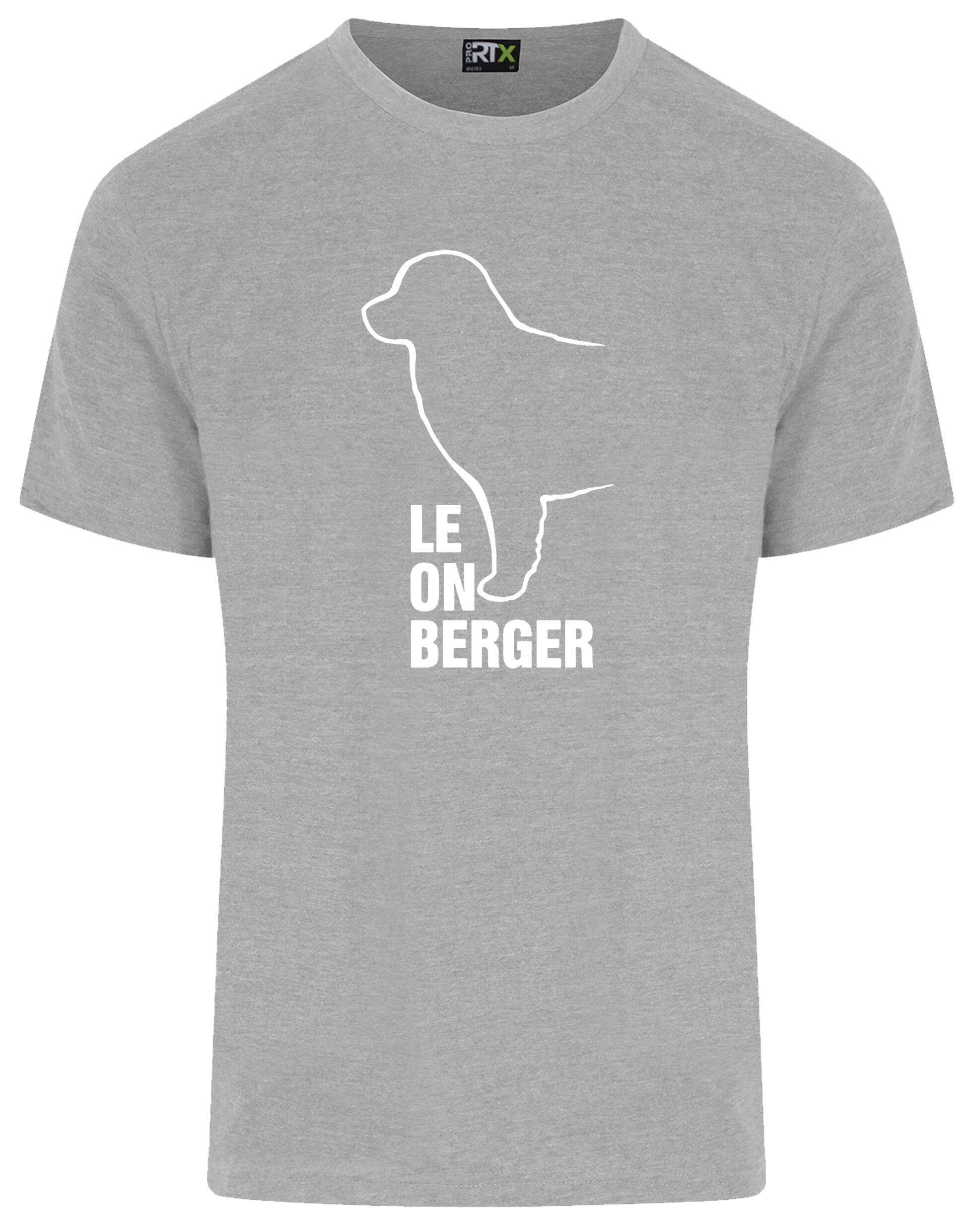 Leonberger Unisex Roundneck T-shirt with exclusive breed design, breathable cotton fabric, and relaxed fit.