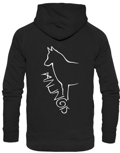 Malinois Design Pullover Hoodie featuring exclusive breed artwork and personalisation options.