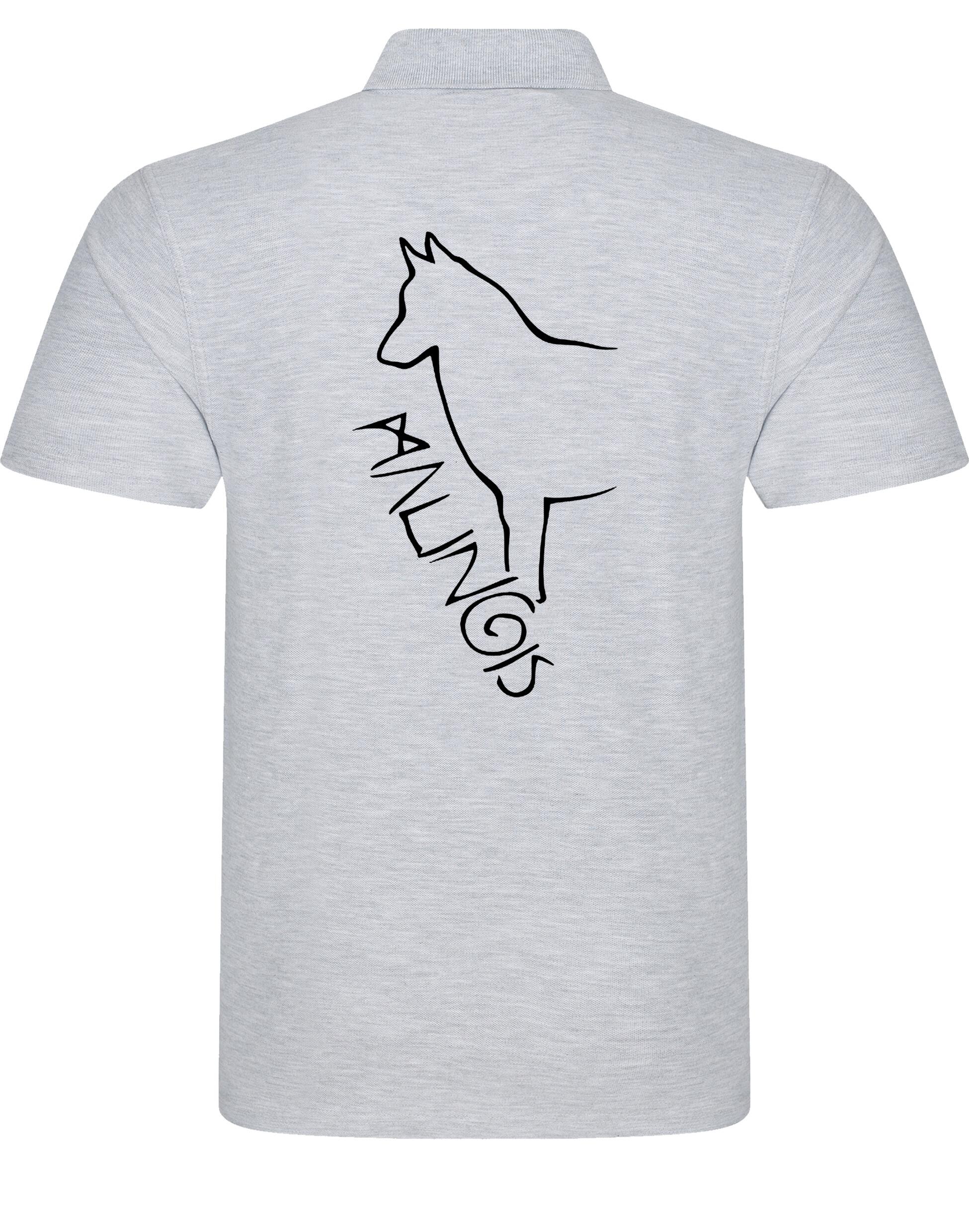 Unisex Cotton Polo featuring an exclusive Malinois breed graphic, combining style and comfort for Malinois enthusiasts.
