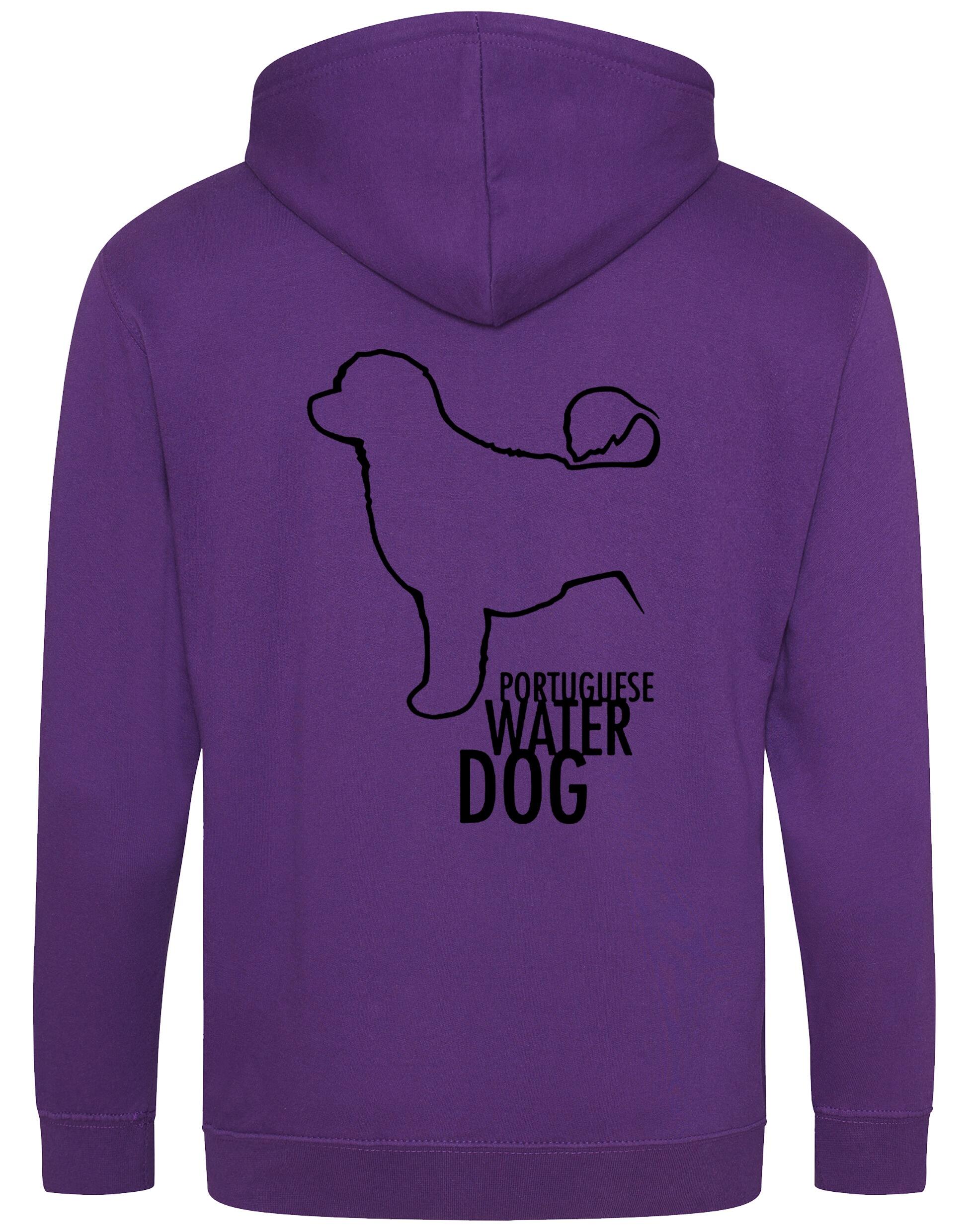 Portuguese Water Dog Zipped Hoodie featuring exclusive breed artwork, premium heavy-blend fabric with brushed fleece interior, full-zip closure, and practical design for versatile, stylish comfort.Portuguese Water Dog Zipped Hoodie featuring exclusive breed artwork, premium heavy-blend fabric with brushed fleece interior, full-zip closure, and practical design for versatile, stylish comfort.