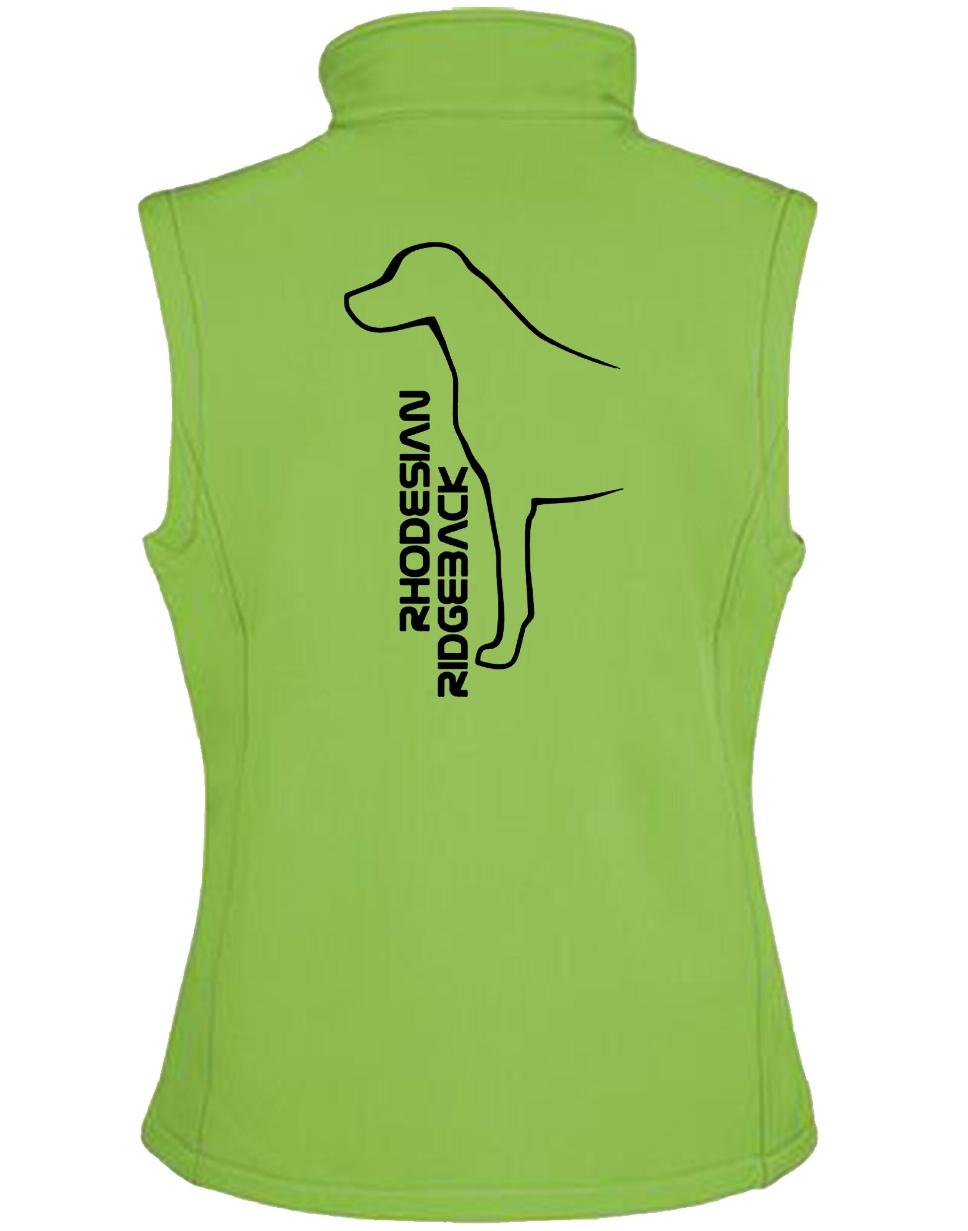 Rhodesian Ridgeback Unisex Softshell Jacket featuring an exclusive breed design, fleece lining, and water-resistant fabric for outdoor comfort.