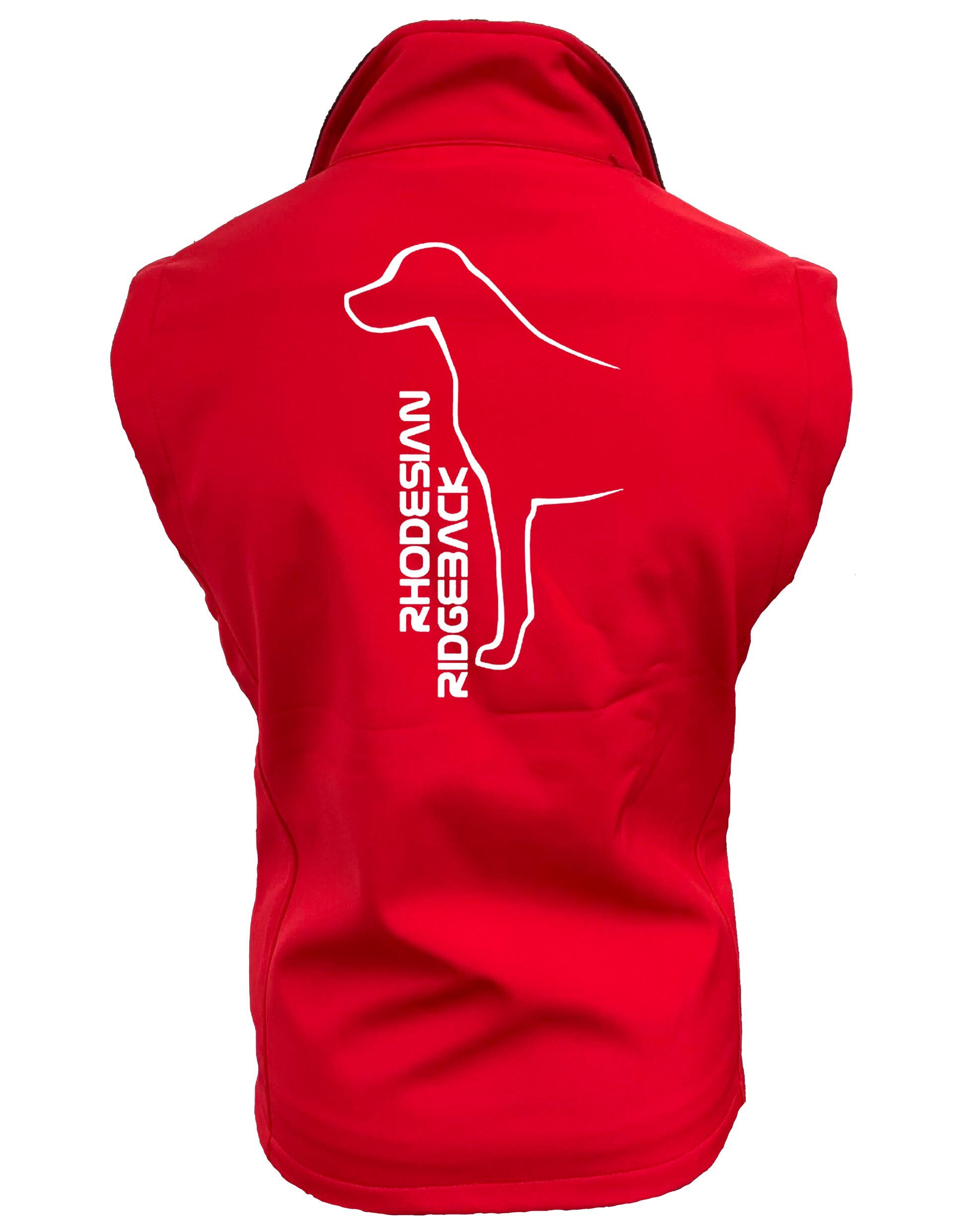Rhodesian Ridgeback Women’s Softshell Jacket featuring exclusive breed artwork, a flattering fit, and a water-resistant fleece-lined design for comfort and style.
