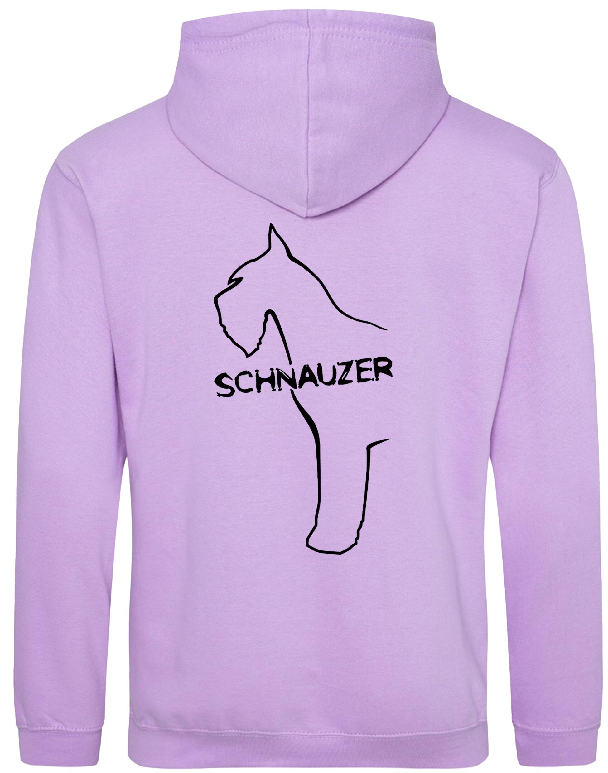Schnauzer Design Pullover Hoodie featuring exclusive breed artwork, customizable options, and high-quality heavy-blend fabric for warmth and style.
