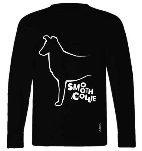 Collie (Smooth) T-Shirts Adult Long-Sleeved Premium Cotton