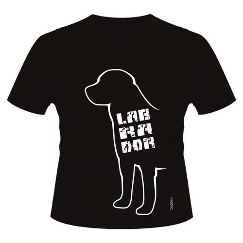 Labrador T-Shirts Women's V Neck Premium Cotton