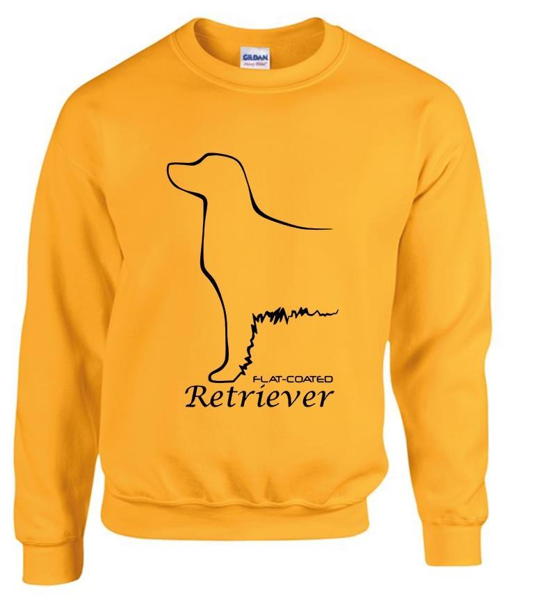 Flat Coated Retriever Sweatshirts Adult Heavy Blend