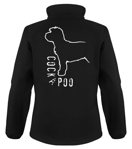 Cockapoo Dog Breed Design Softshell Jacket Full Zipped Women's & Men's Styles
